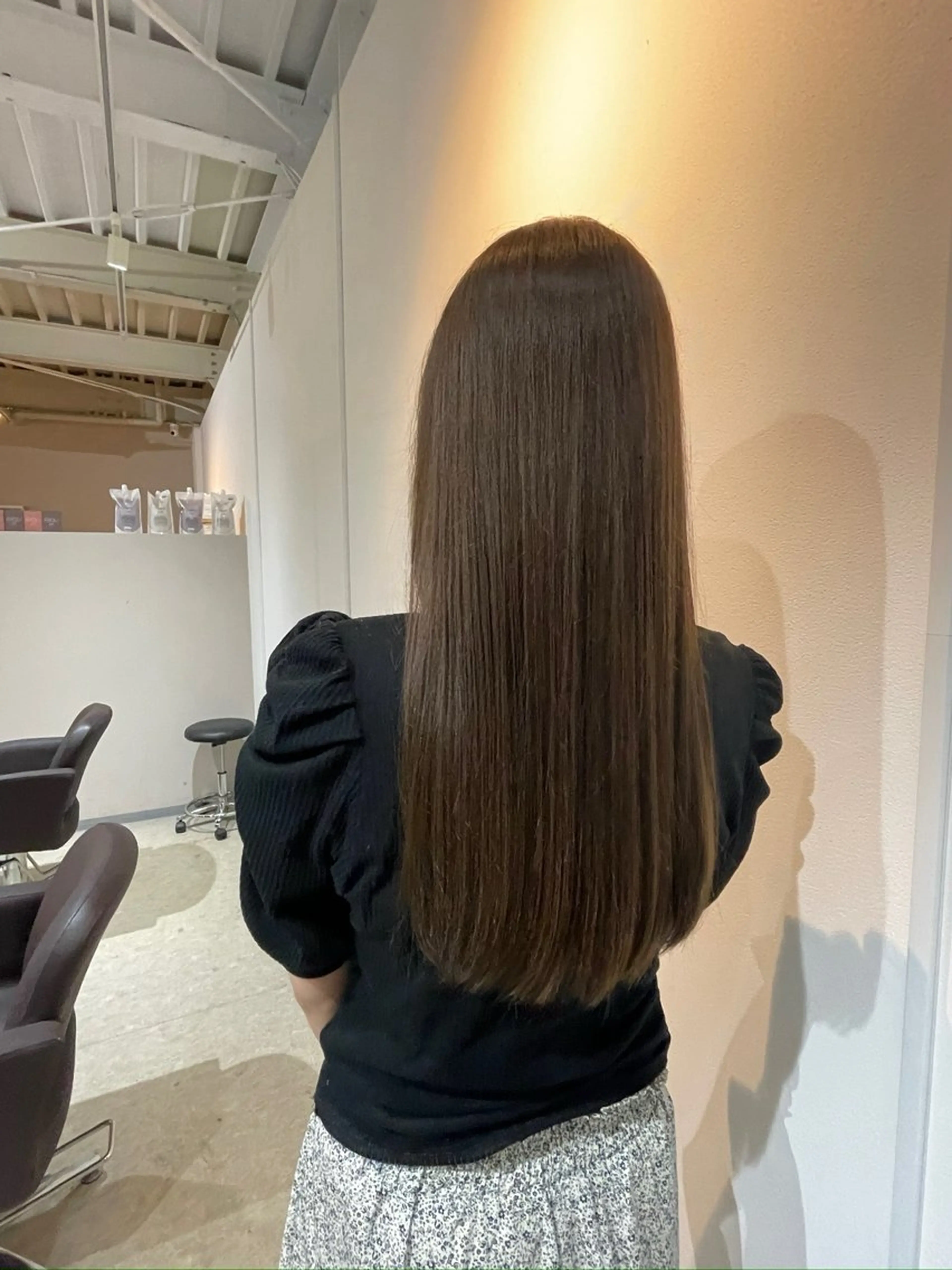 ロング カラー 透明感カラー🫧 🍒久留米美容室のヘアスタイル