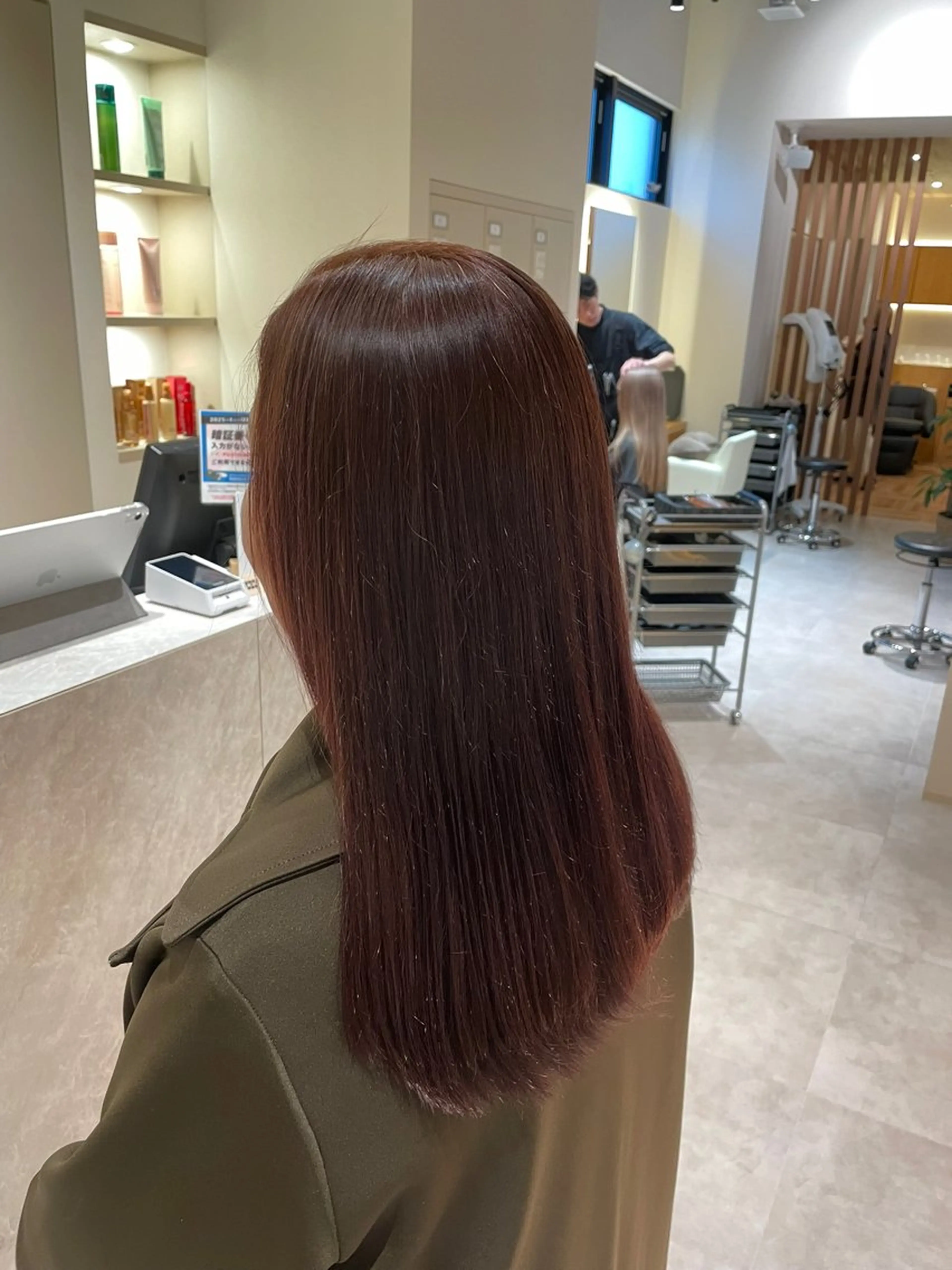 セミロング カラー ヘアカラー トリートメント 脱白髪染め白髪ぼかし TERA（寺崎）のヘアスタイル