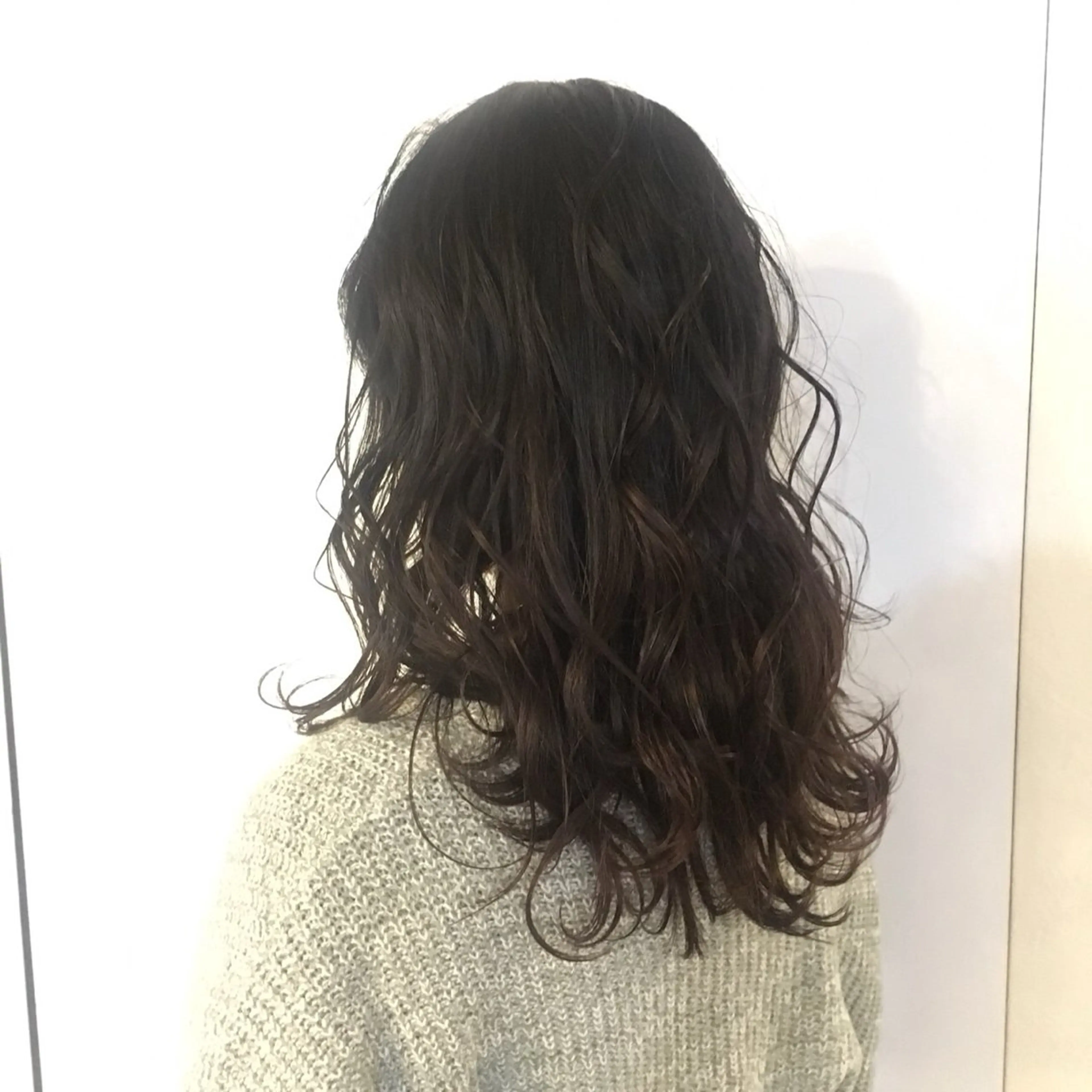 セミロング デート カット ヘアカラー トリートメント 美容室難民様向け 美容師/はるかのヘアスタイル