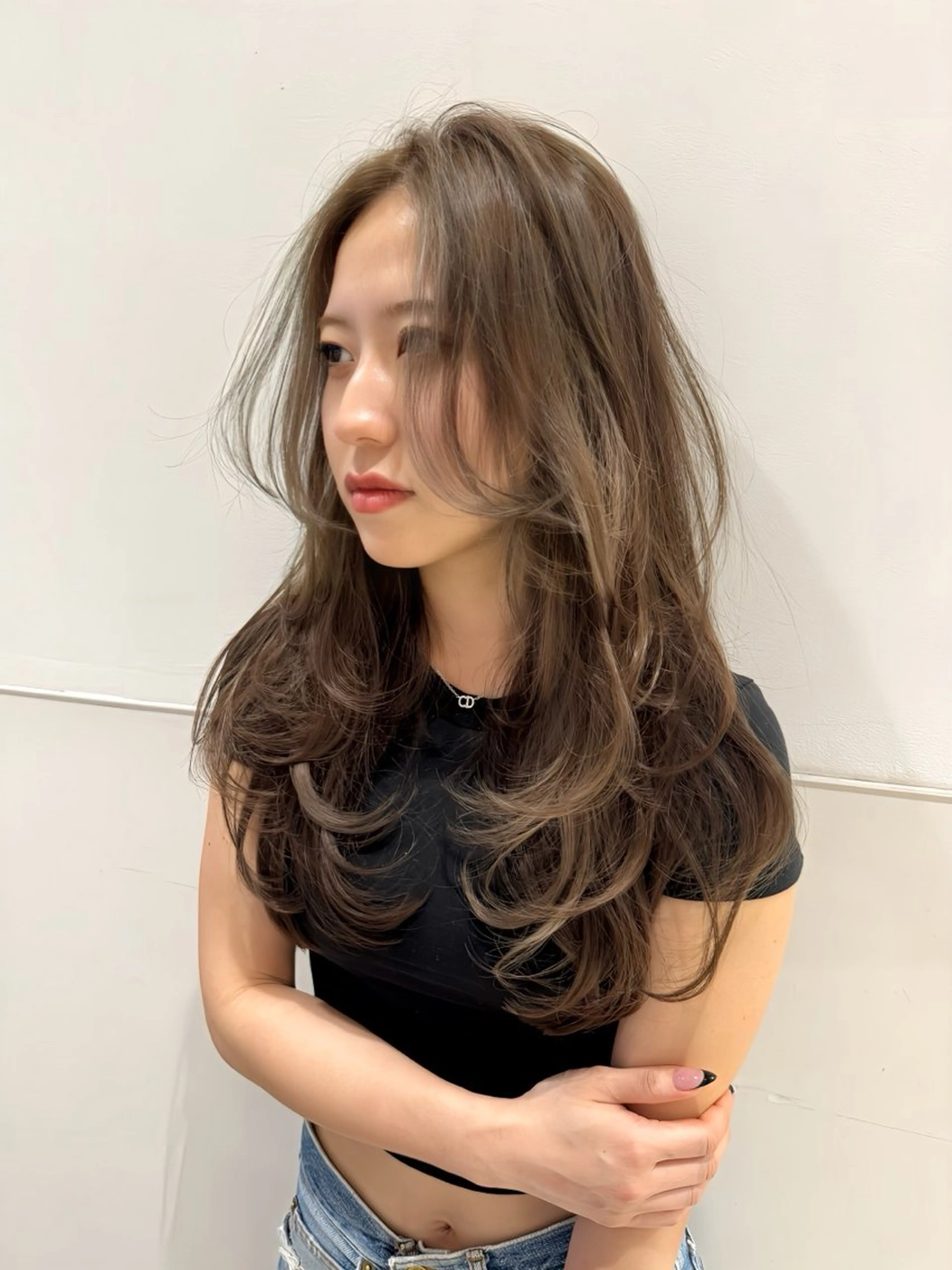 ロング 白髪ぼかし/髪質 改善/KOMORIのヘアスタイル