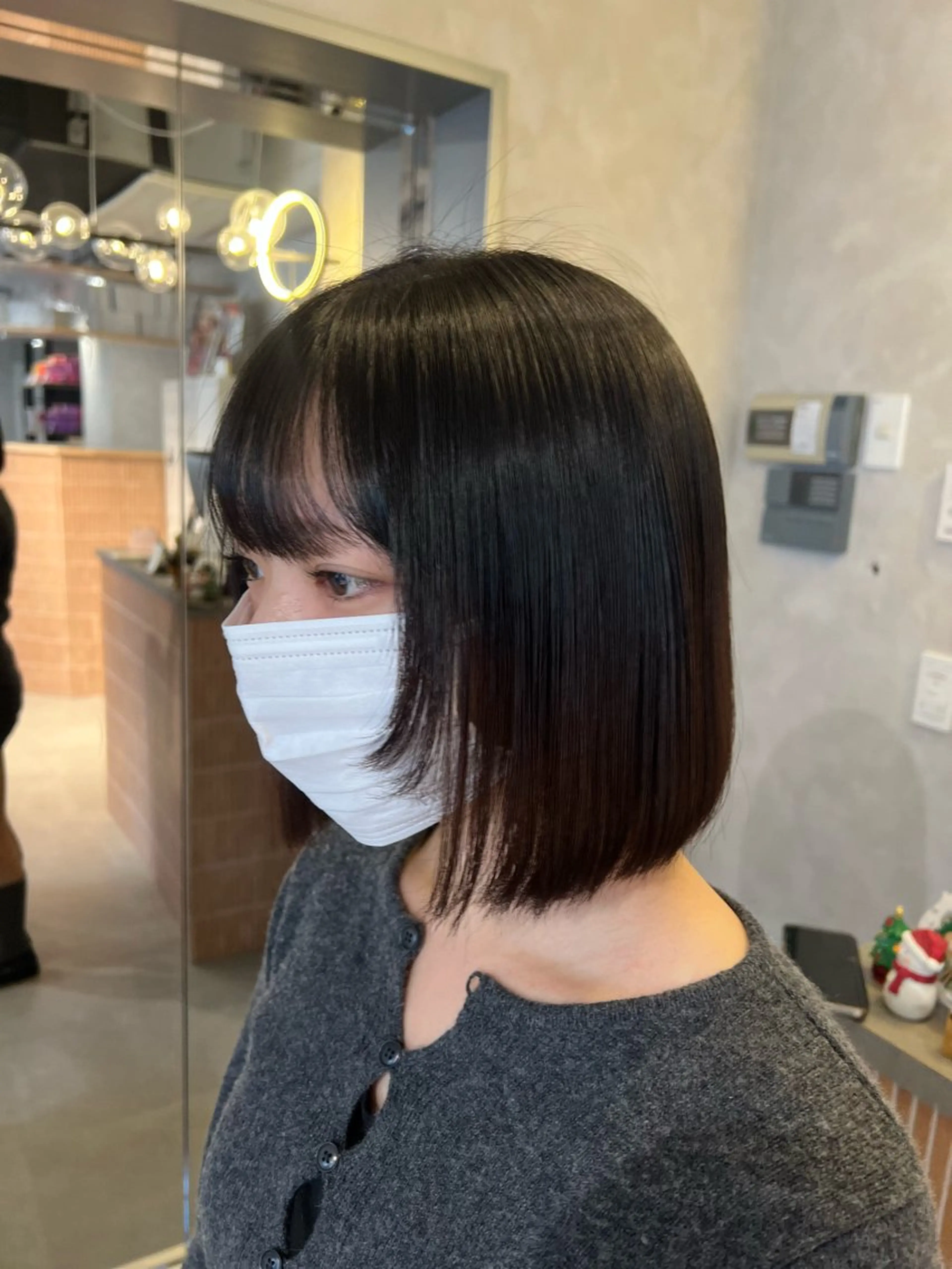 ショート パーマ ボブ 髪質改善 ストレートパーマ 梅田/ 髪質改善/ 似合わせ/RINKAのヘアスタイル