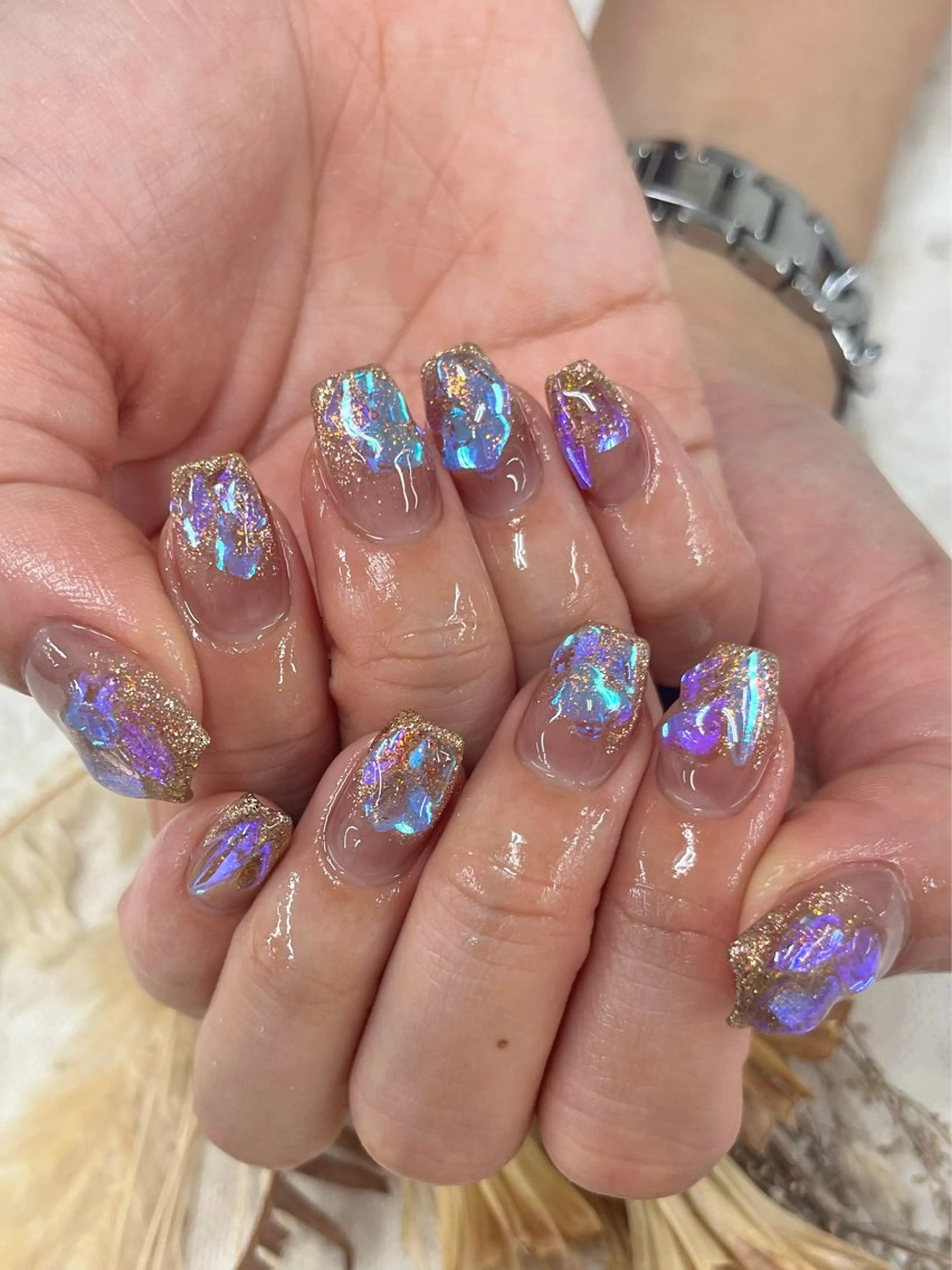 ネイル ストーンネイル Basic町田本店 Suzunaのネイルデザイン