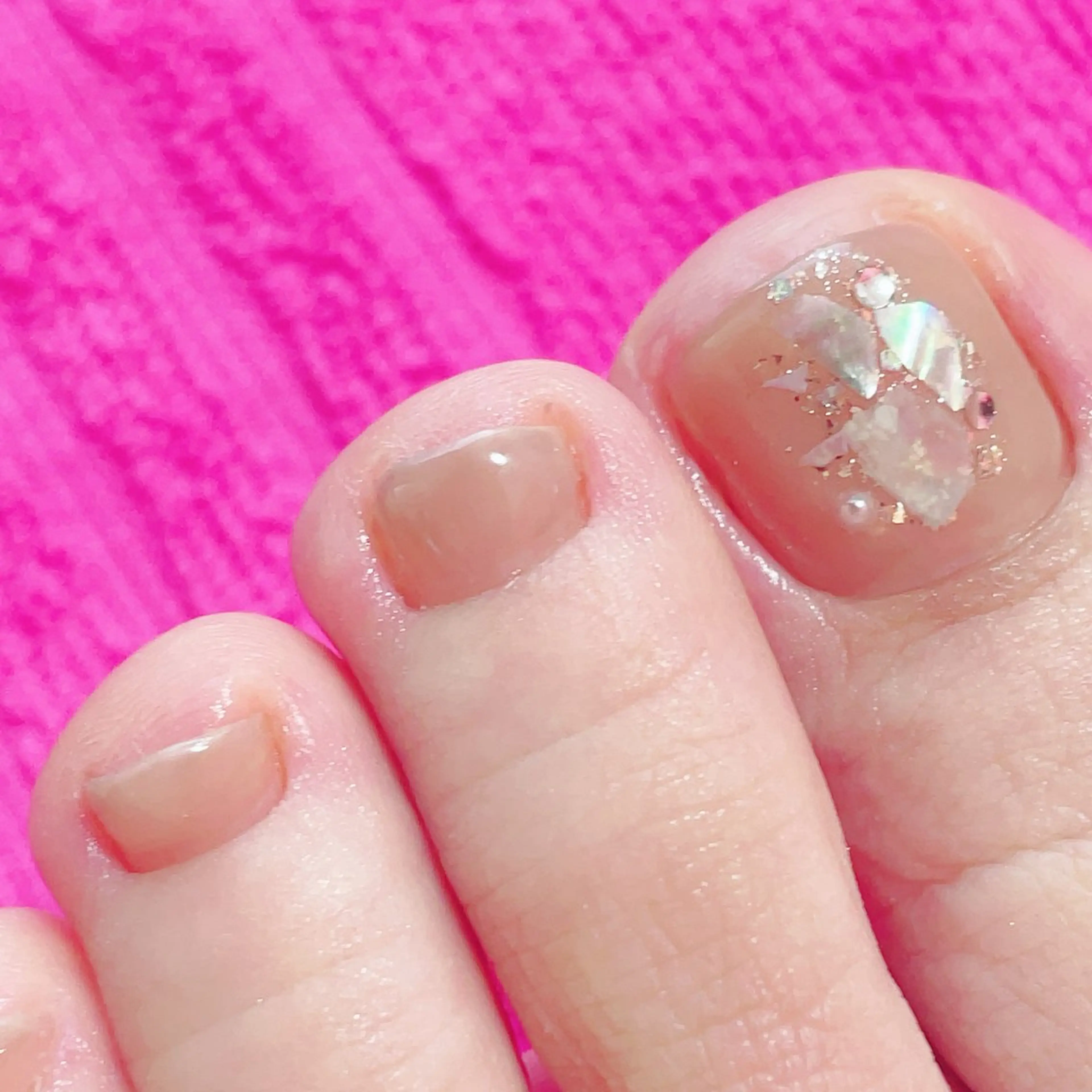 ネイル フットネイル 樫村 美波のネイルデザイン