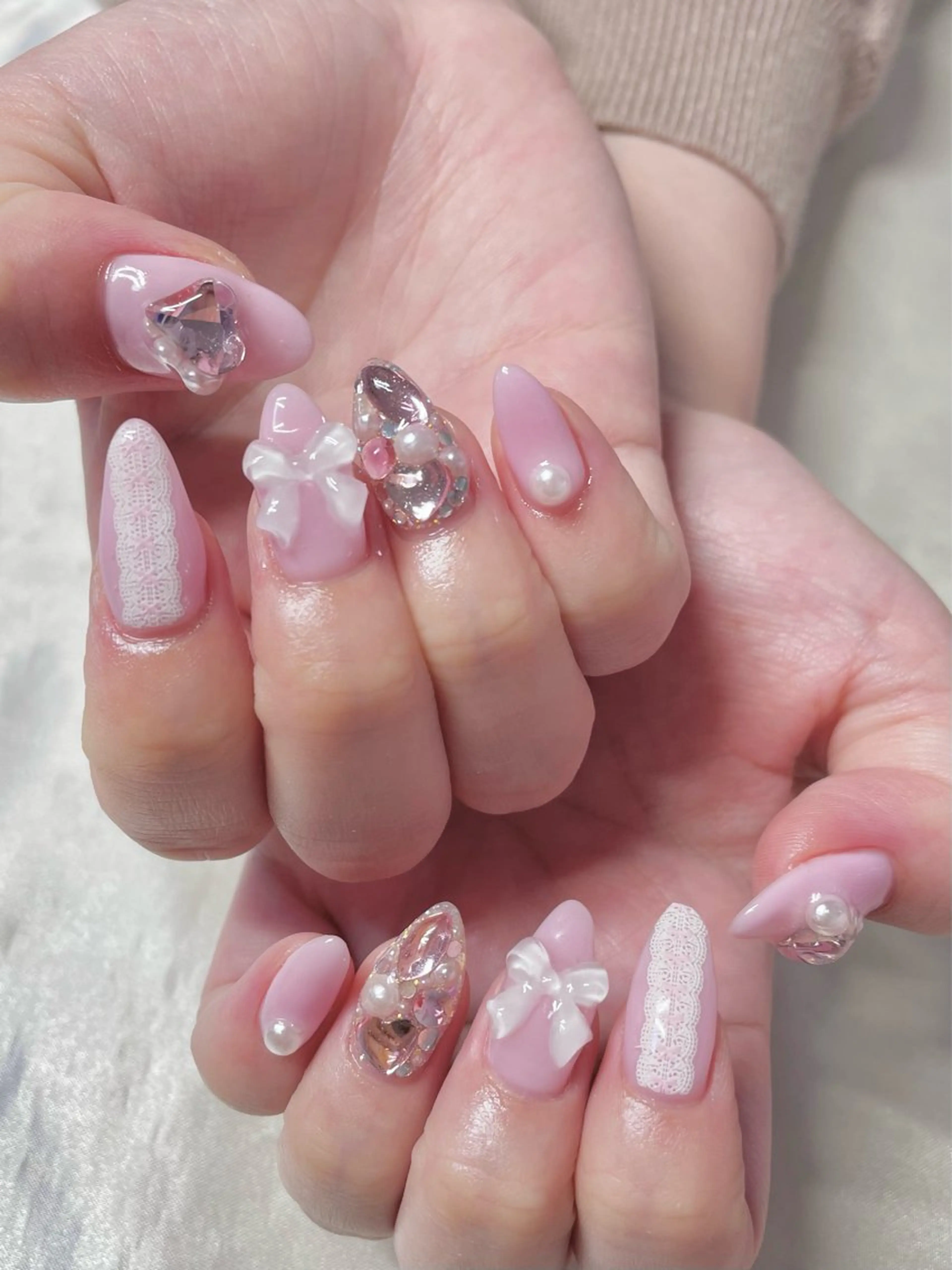 ネイル 長さ出し ハンドネイル RUMI nailのネイルデザイン