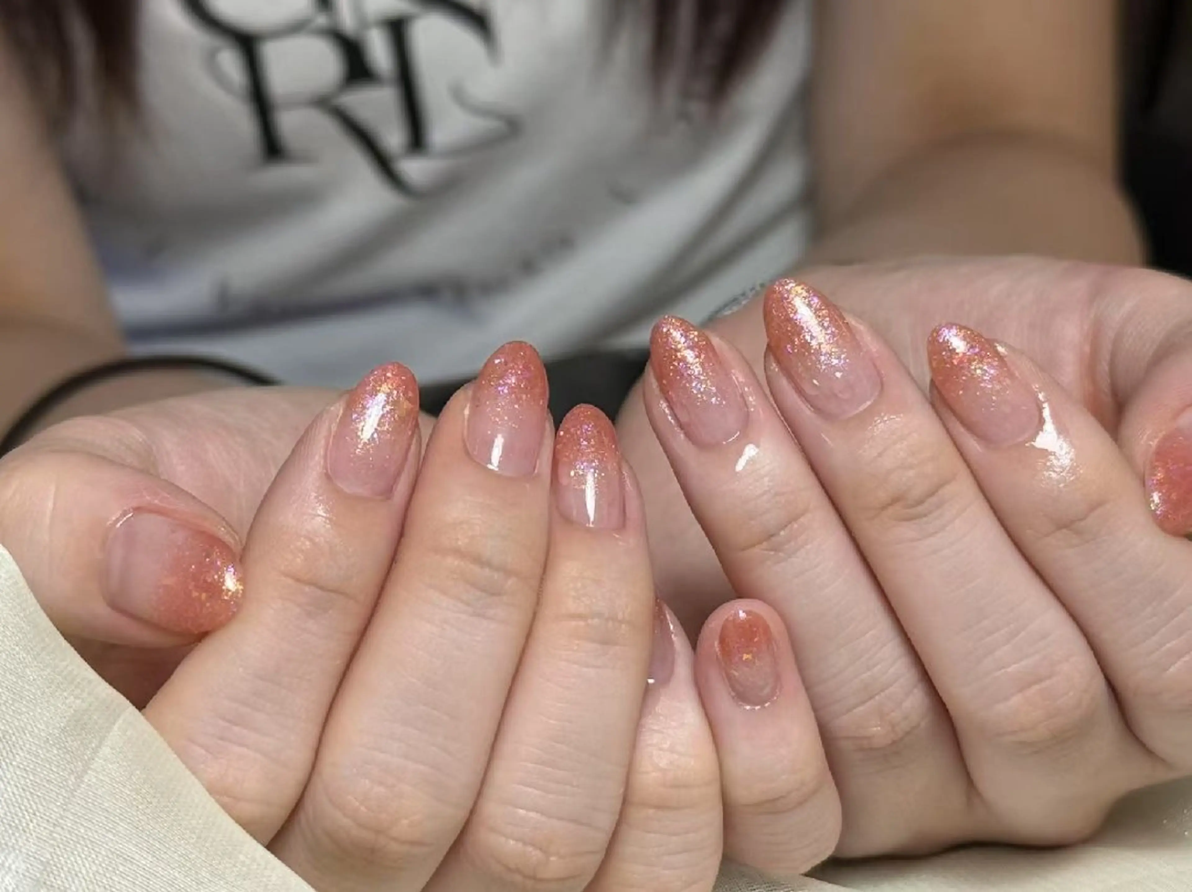 ネイル 長さ出し フレンチネイル グラデーション マグネットネイル マグネットフレンチ ハンドネイル ハンドケア ✨Dreamy NORAのネイルデザイン