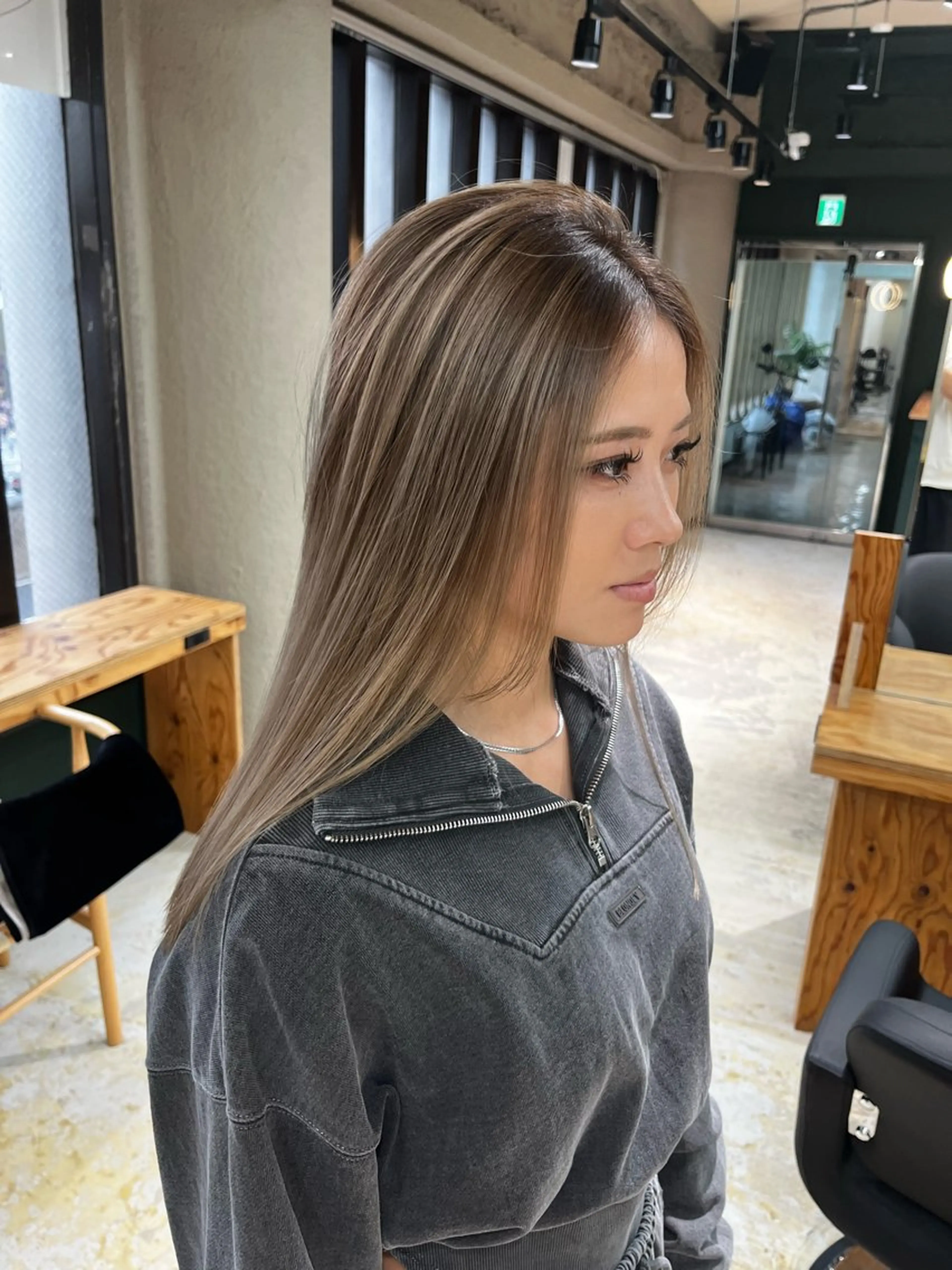 セミロング ヘアカラー トリートメント 🏅EIGHT難波/ 【店長】タモツのヘアスタイル