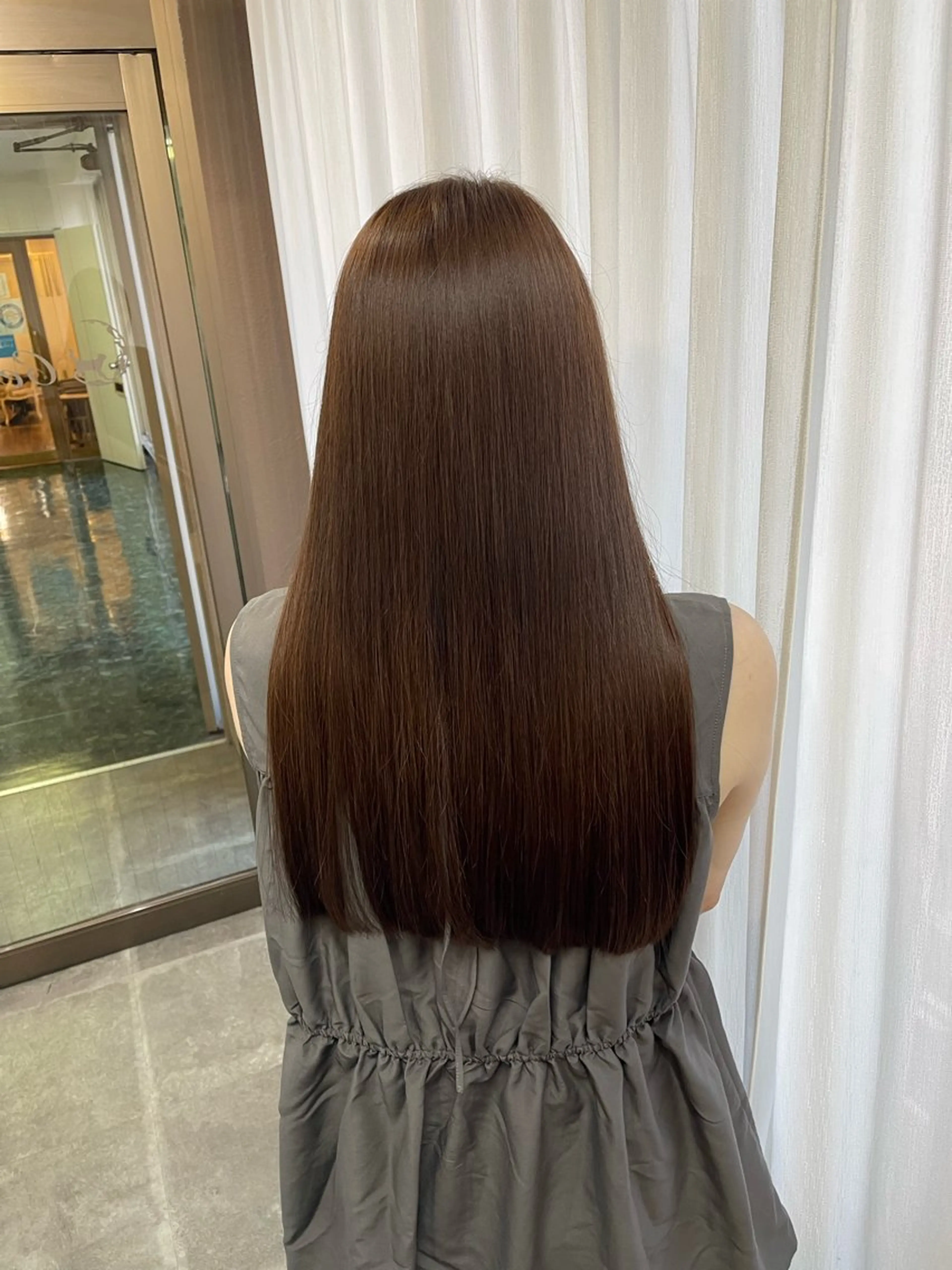 ロング 髪質改善 トリートメント カット トリートメント ダブルカラー/ 髪質改善💎安藤のヘアスタイル