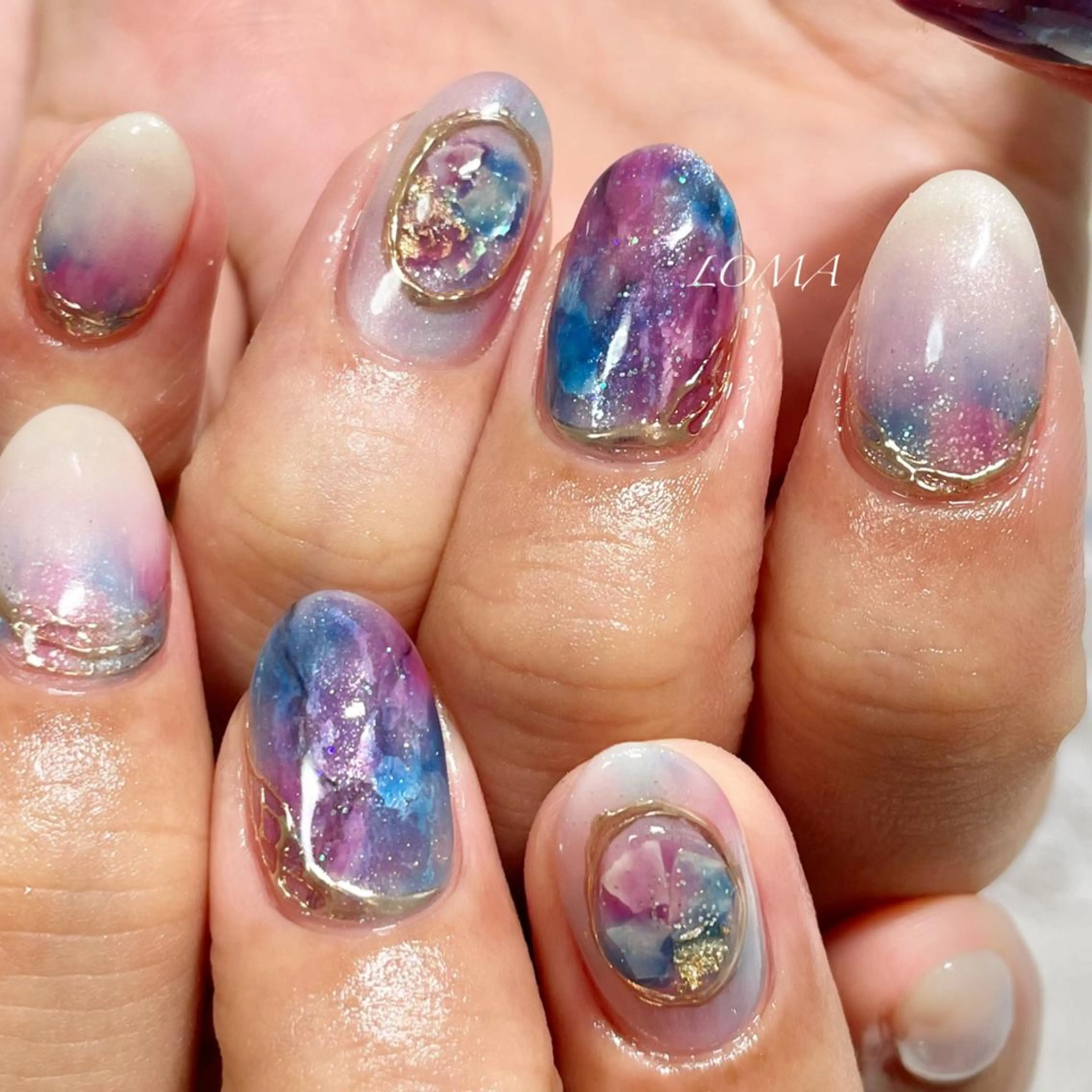 ネイル ハンドネイル ハンドケア m-nail所属・m-nail 🌙minamiのネイルデザイン
