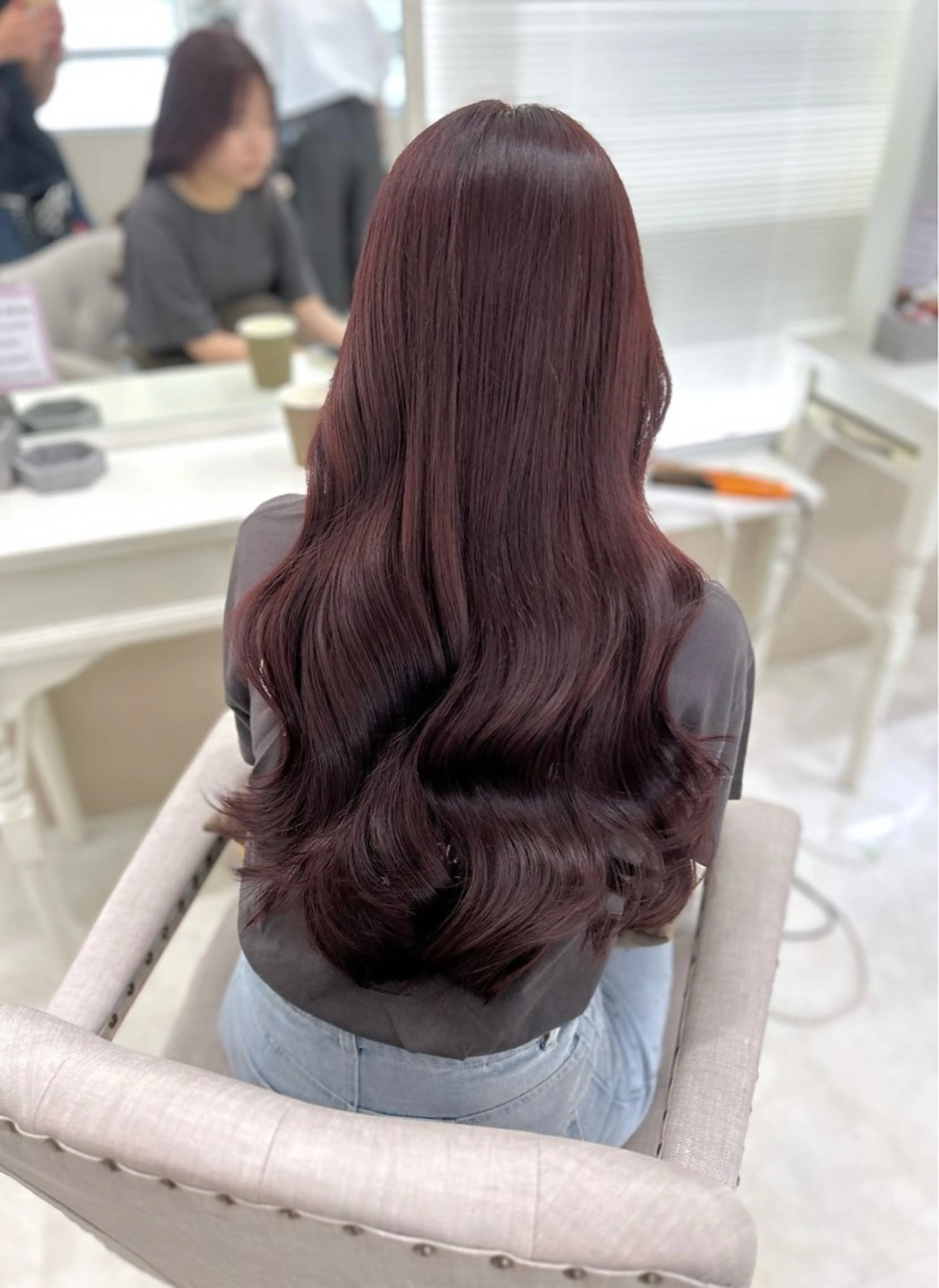 ロング ケアカラー カット ヘアカラー トリートメント 髪質改善× ブリーチなしyutoのヘアスタイル