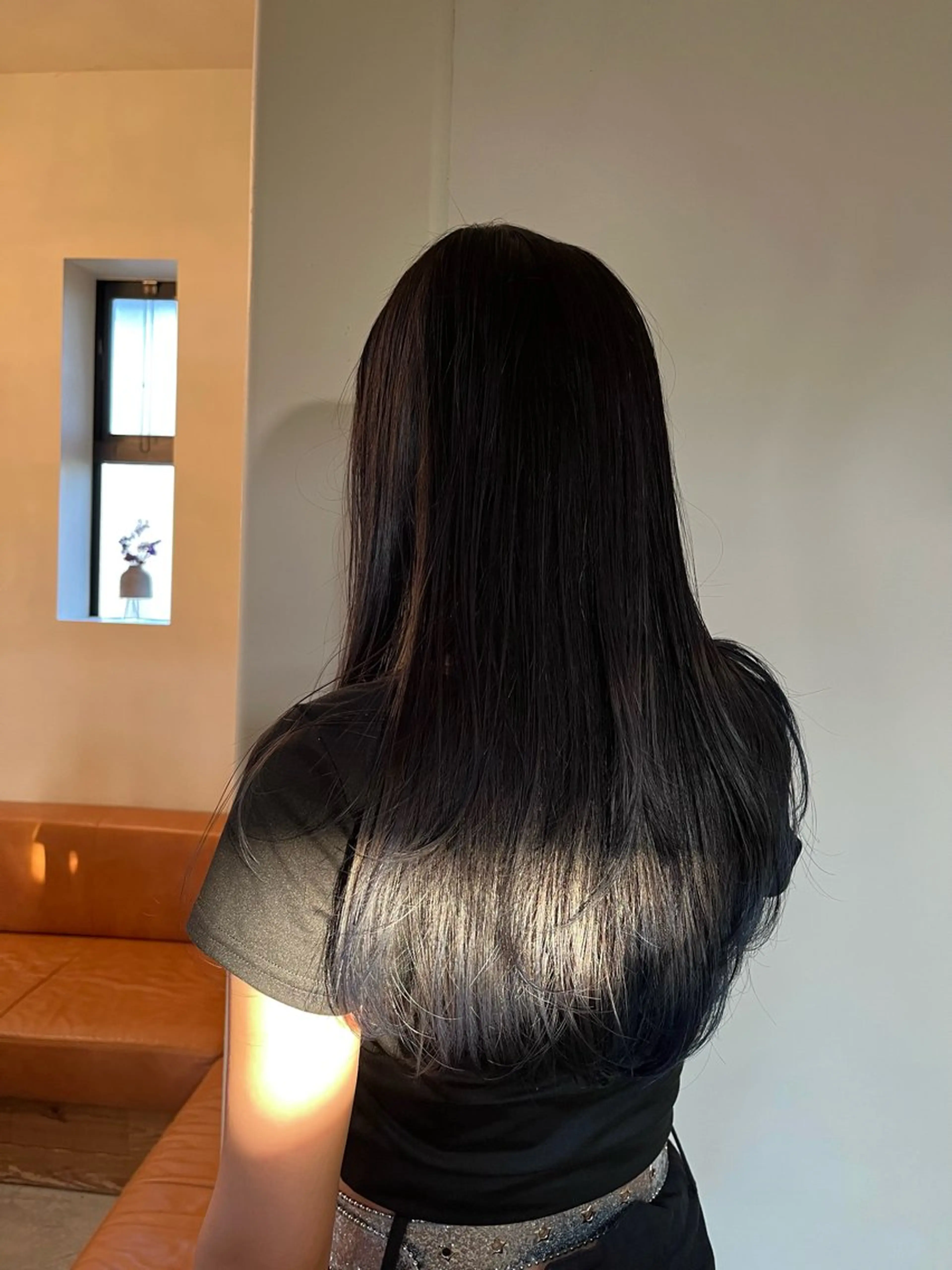 カラー 春モテカラー/うる艶 ストレート/羽菜のヘアスタイル