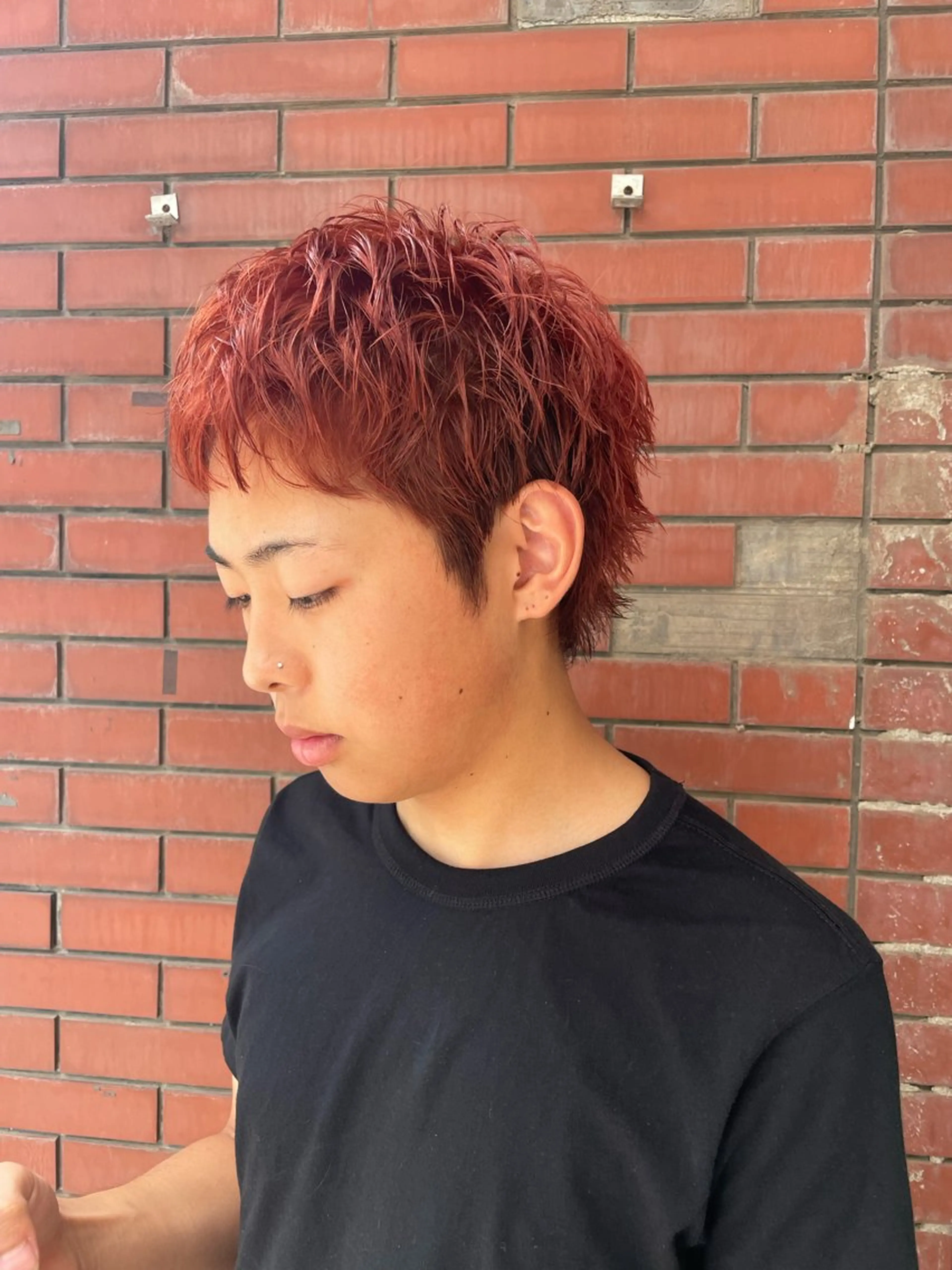 ショート カラー メンズ スパイキーショート ショートヘア 【柏メンズパーマ職人 】店長　KAZUMAのヘアスタイル