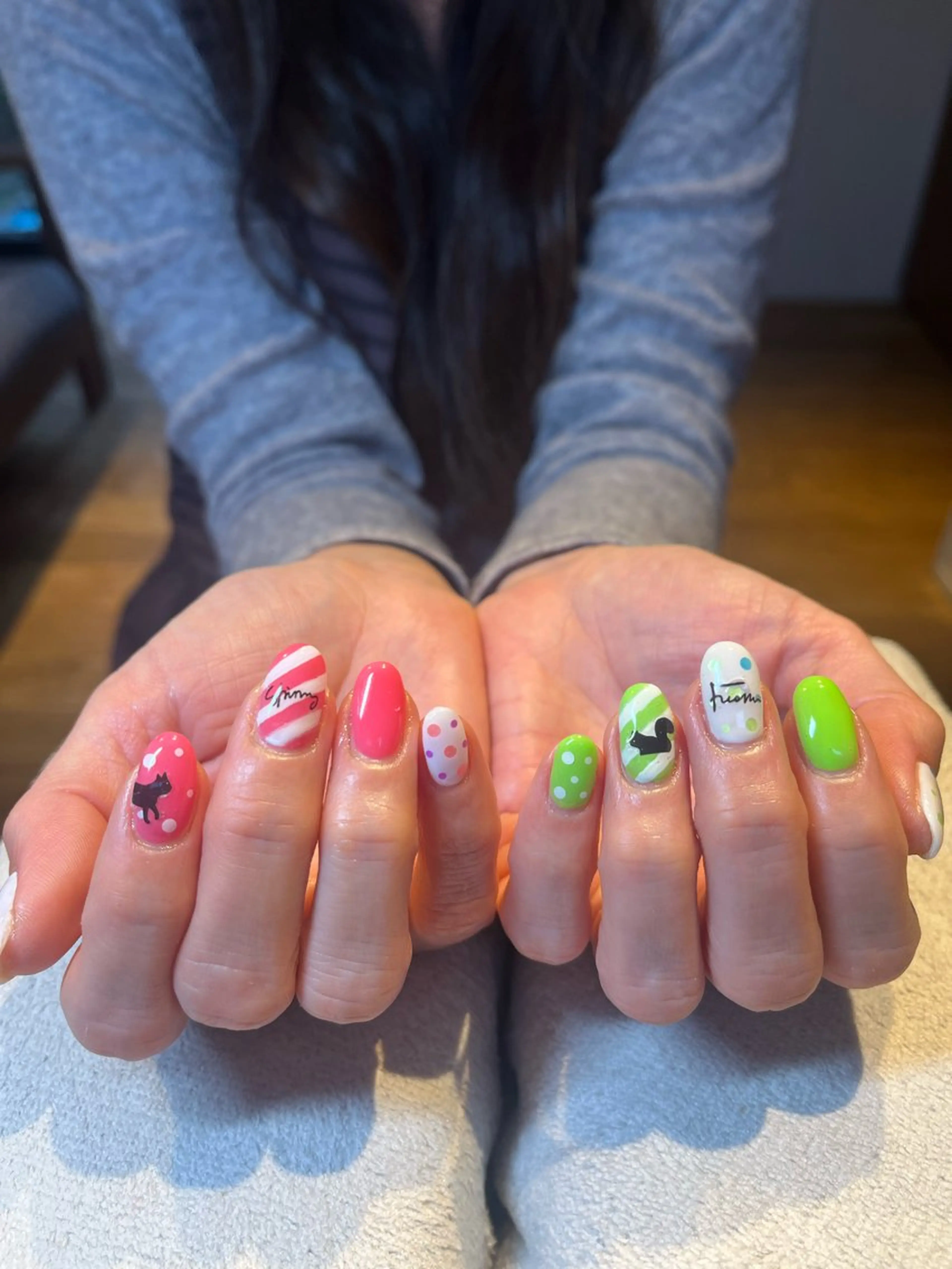 ネイル ハンドネイル ouchi. de.nailのネイルデザイン