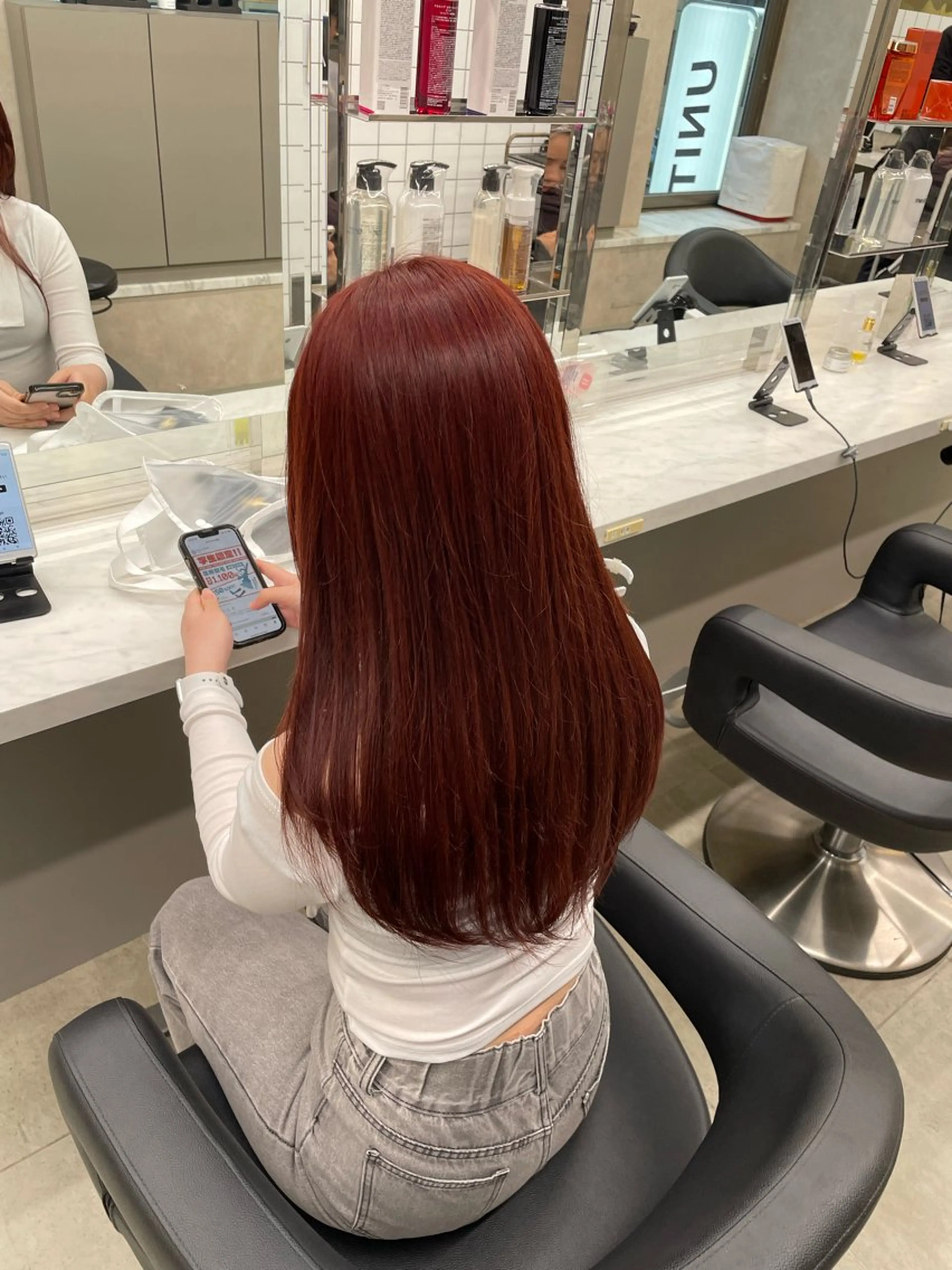 ロング カラー ヘアアレンジ ヘアカラー トリートメント ヘアセット 💗横浜美容室 💗HARUNAのヘアスタイル