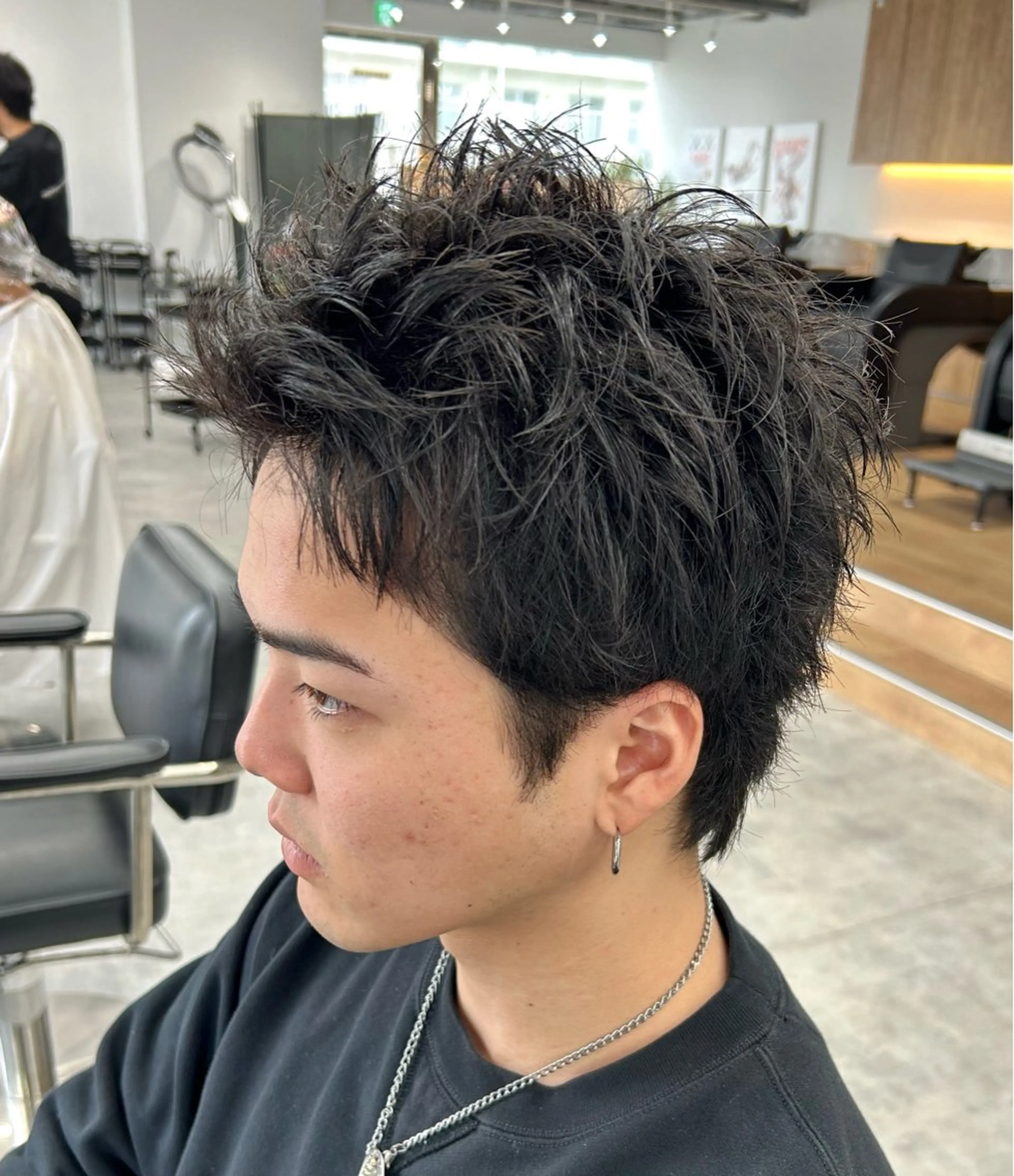 ショート メンズ スパイキーショート ショートヘア メンズパーマ/ 新潟駅/佐藤裕のヘアスタイル