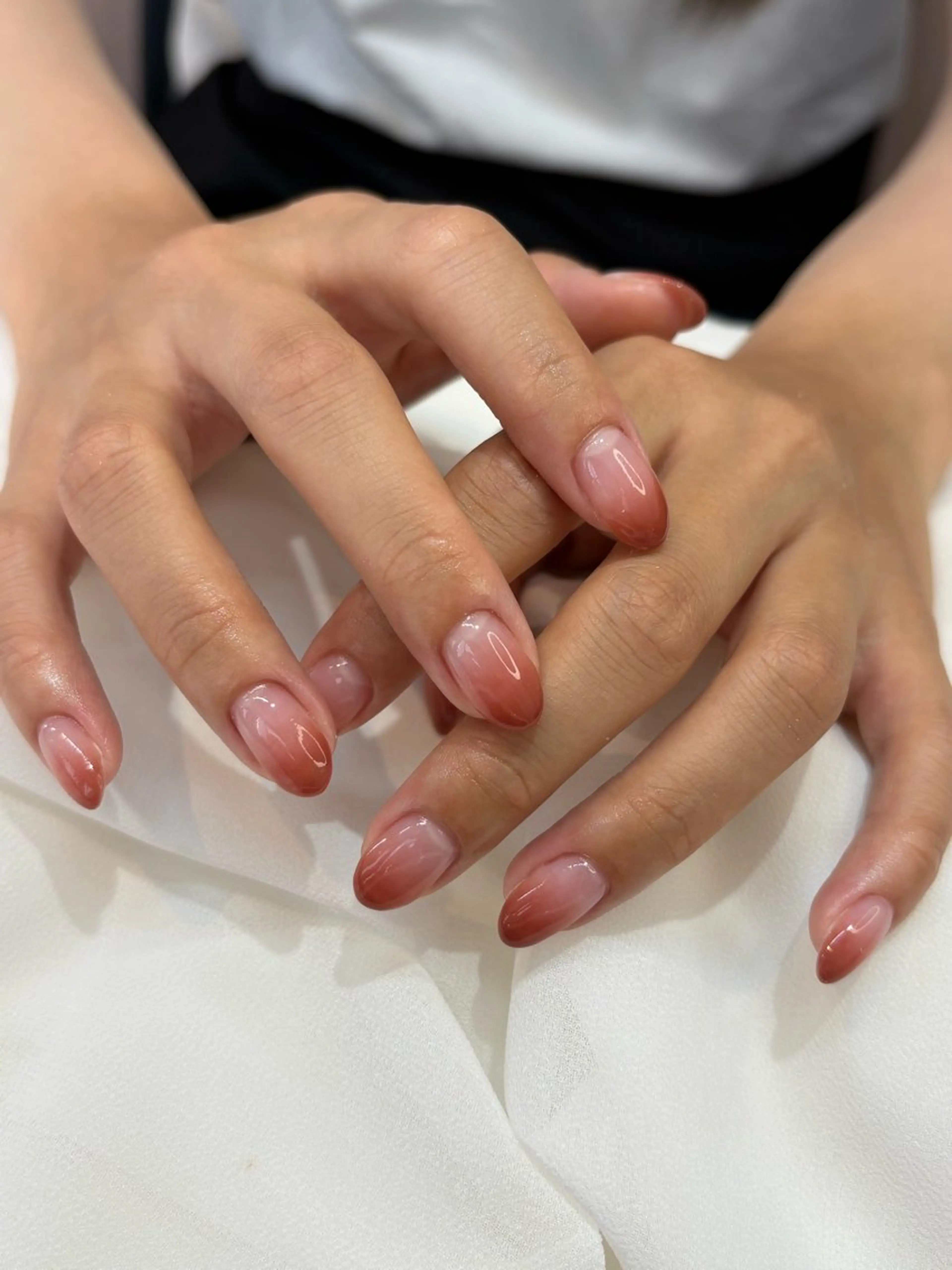 グラデーションネイル💅＊オフなしの写真