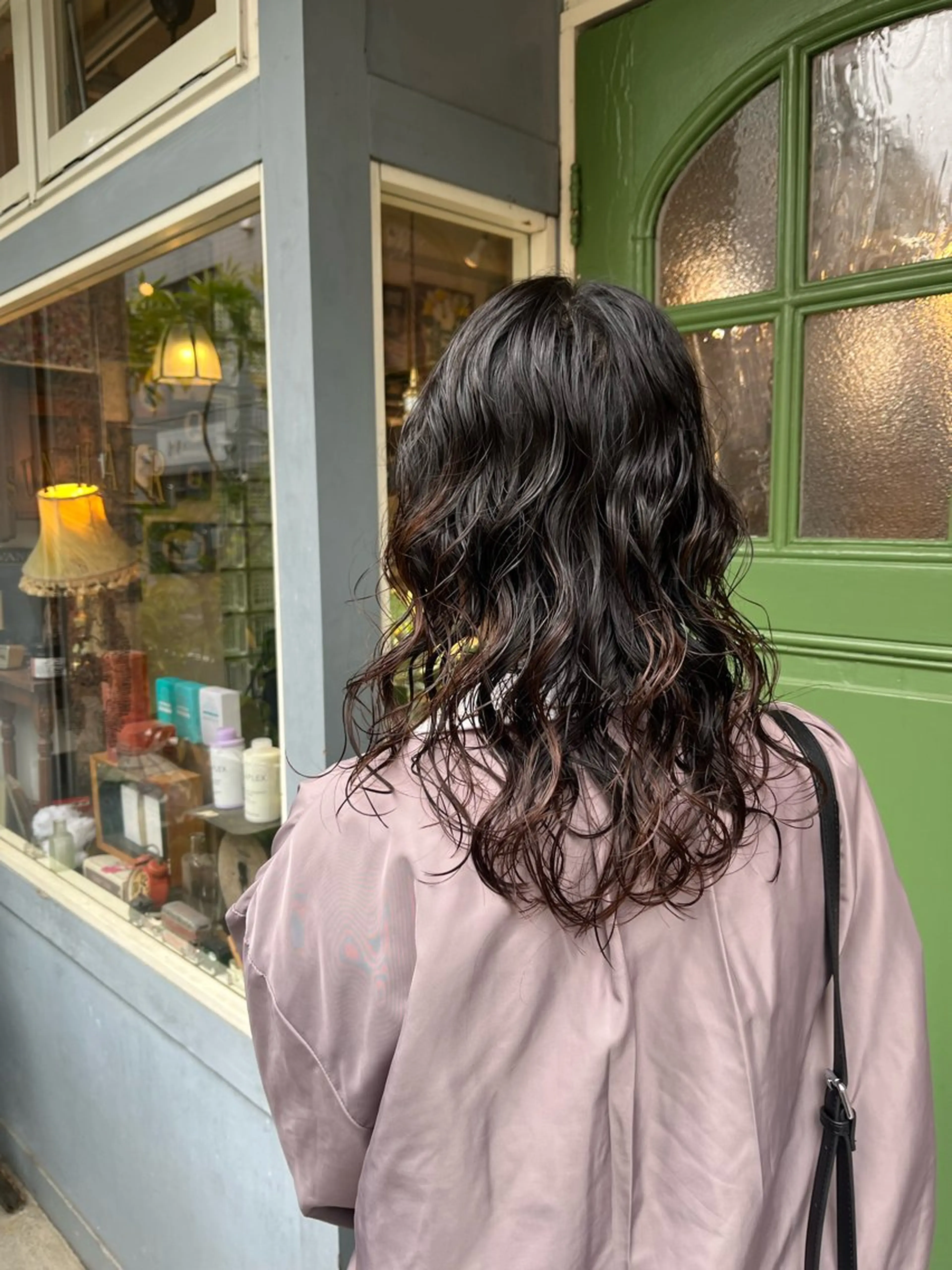 セミロング パーマ カット パーマ ヘッドスパ 朝が楽なパーマ 🌱ショート/緒方椋のヘアスタイル