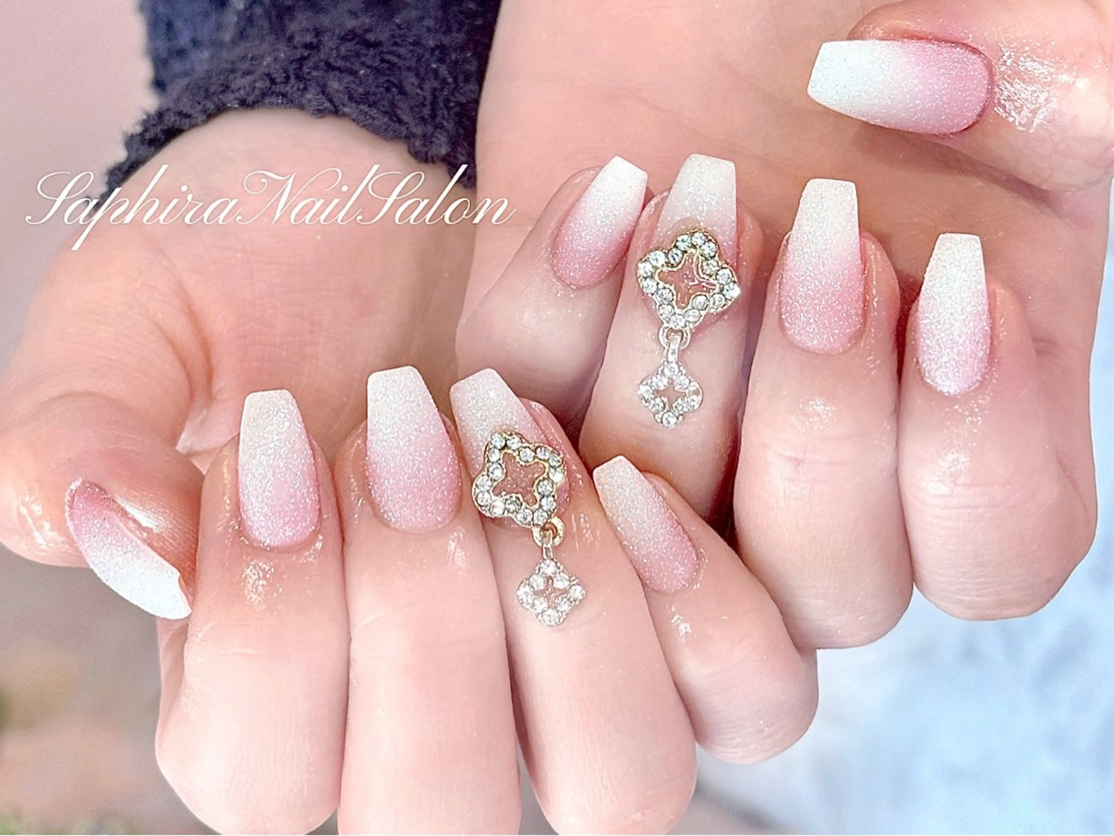 カラー ハンドネイル Saphiraネイル サロン錦糸町のネイルデザイン