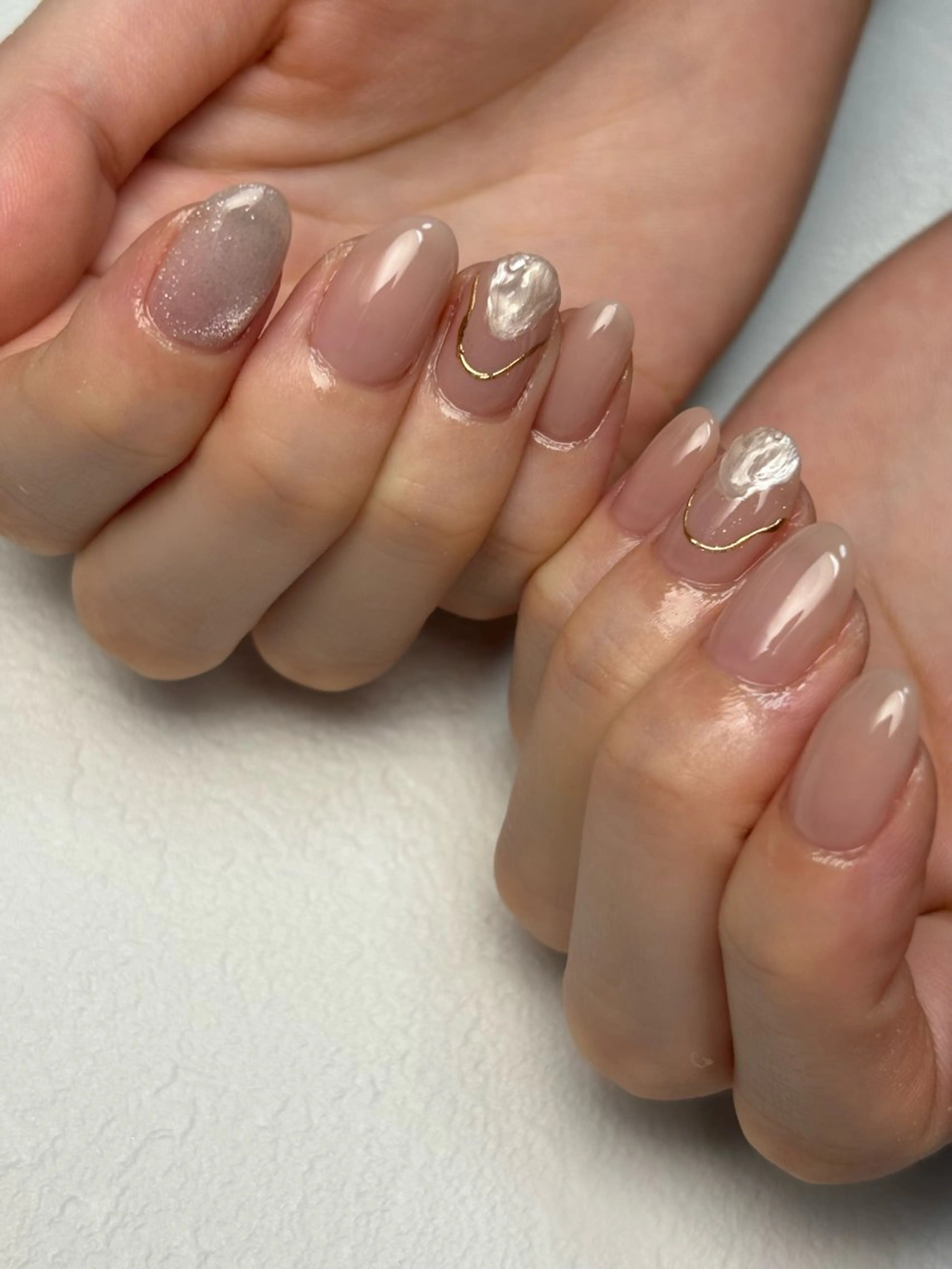 ネイル ハンドネイル Li'a Bloom所属・🦋🤍 madoka🤍のネイルデザイン