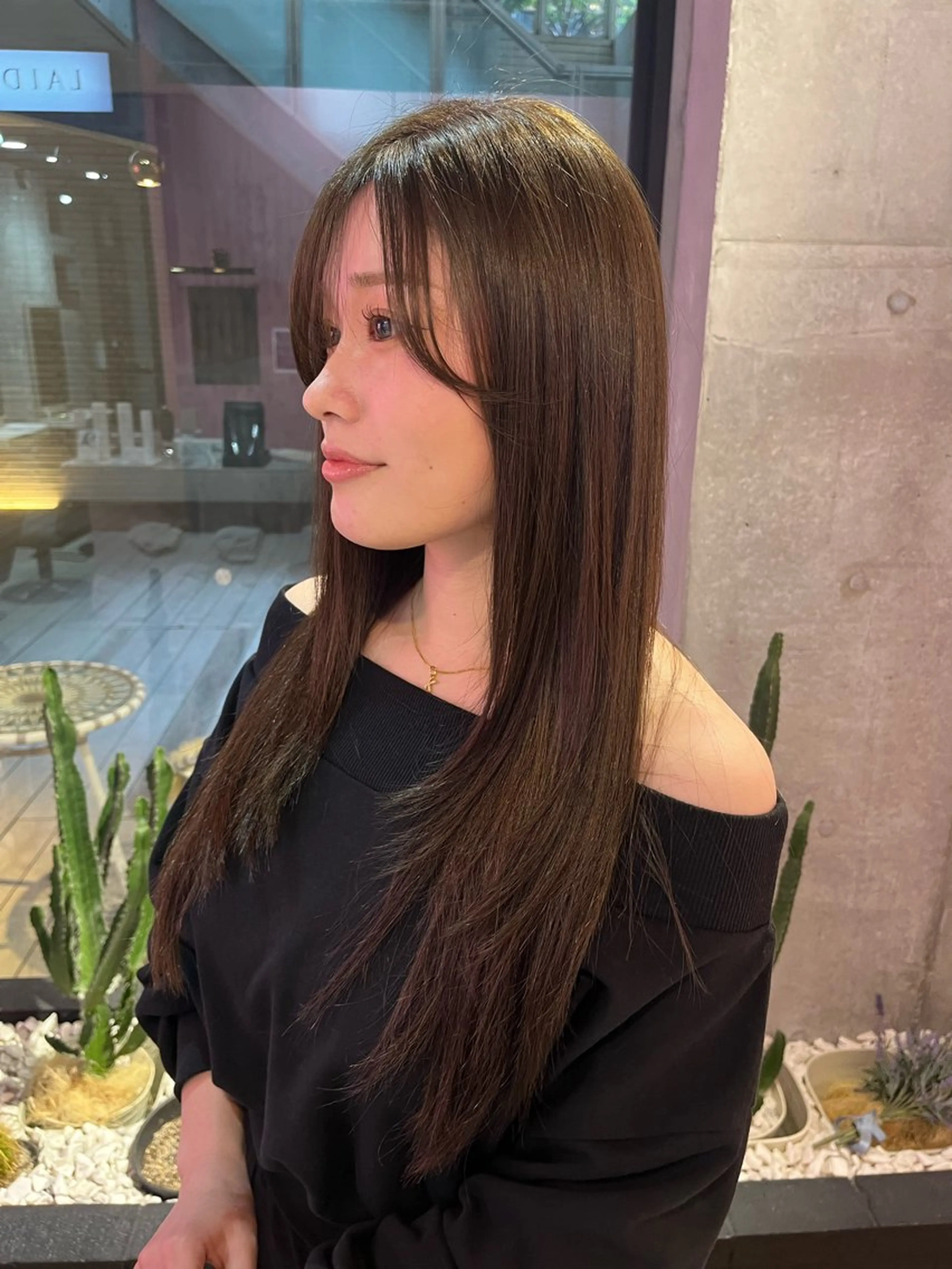 ロング カラー ヘアカラー 艶感透明感カラー🤍 hinaのヘアスタイル