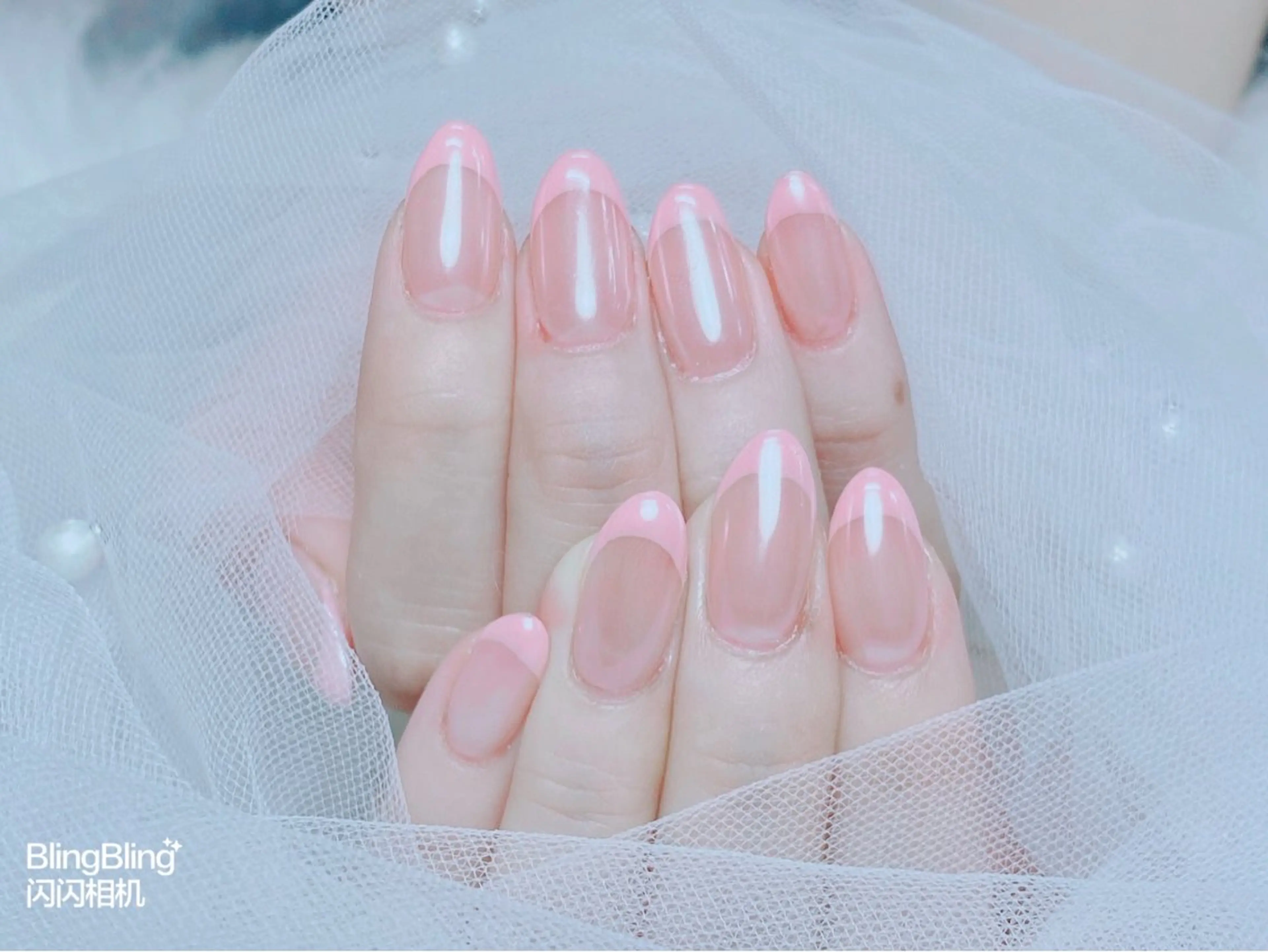 ネイル フレンチネイル ミラーネイル ハンドネイル Candy nailのネイルデザイン