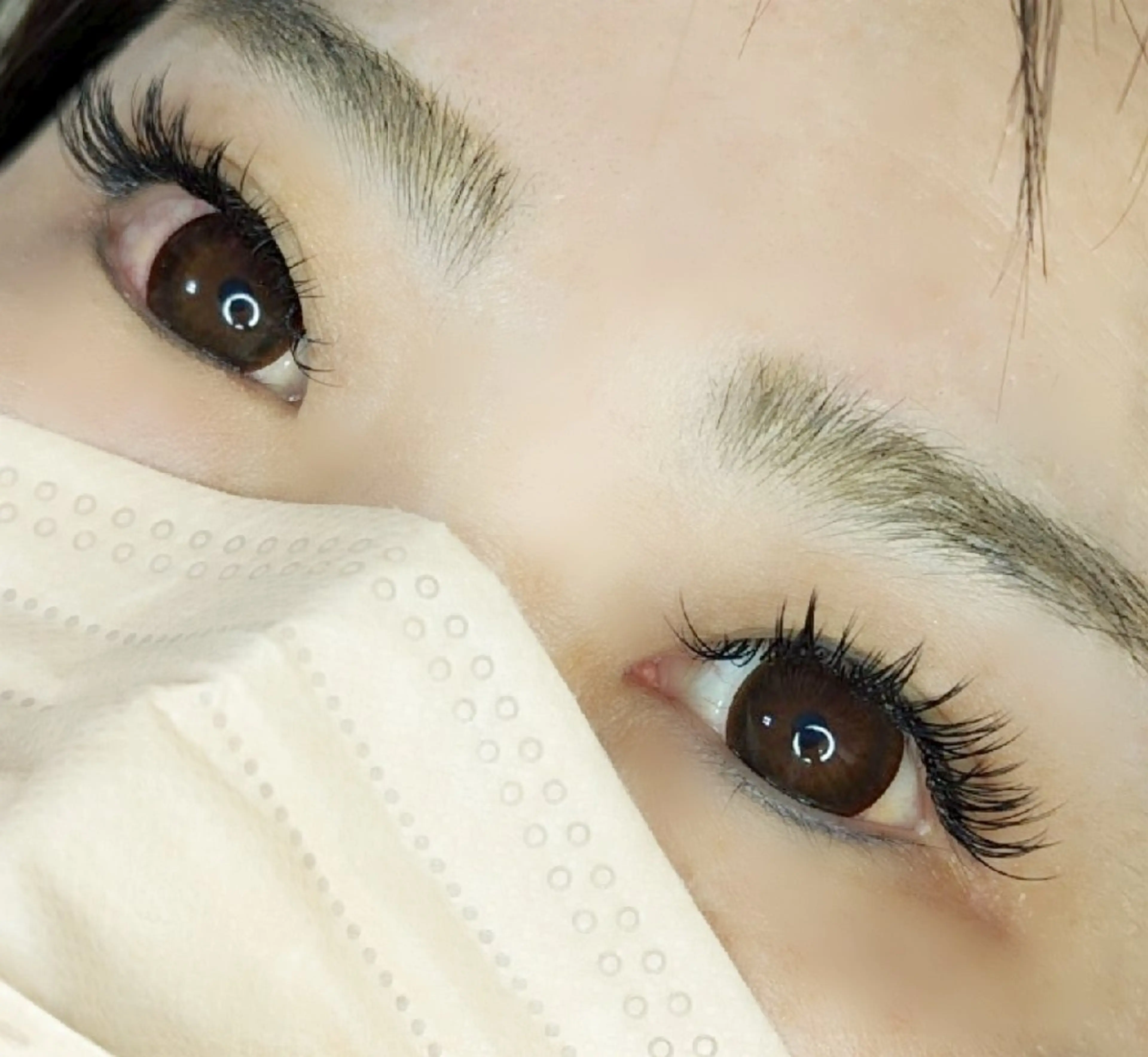 《LEDダブルフラットラッシュ160束/片目80束》🖤12100円→9900円/オフ代別途の写真