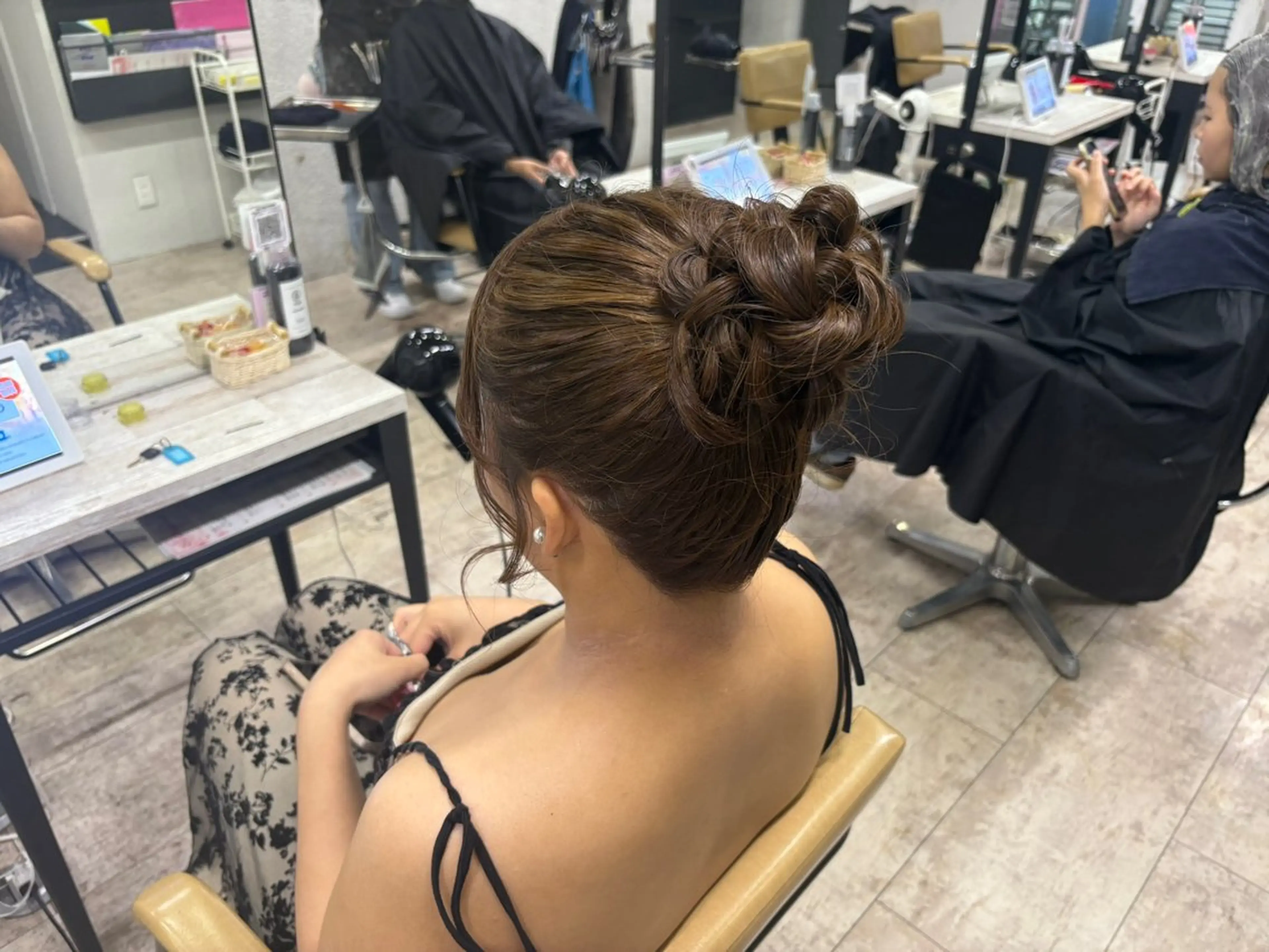 🫧アップスタイルアレンジヘア🫧の写真