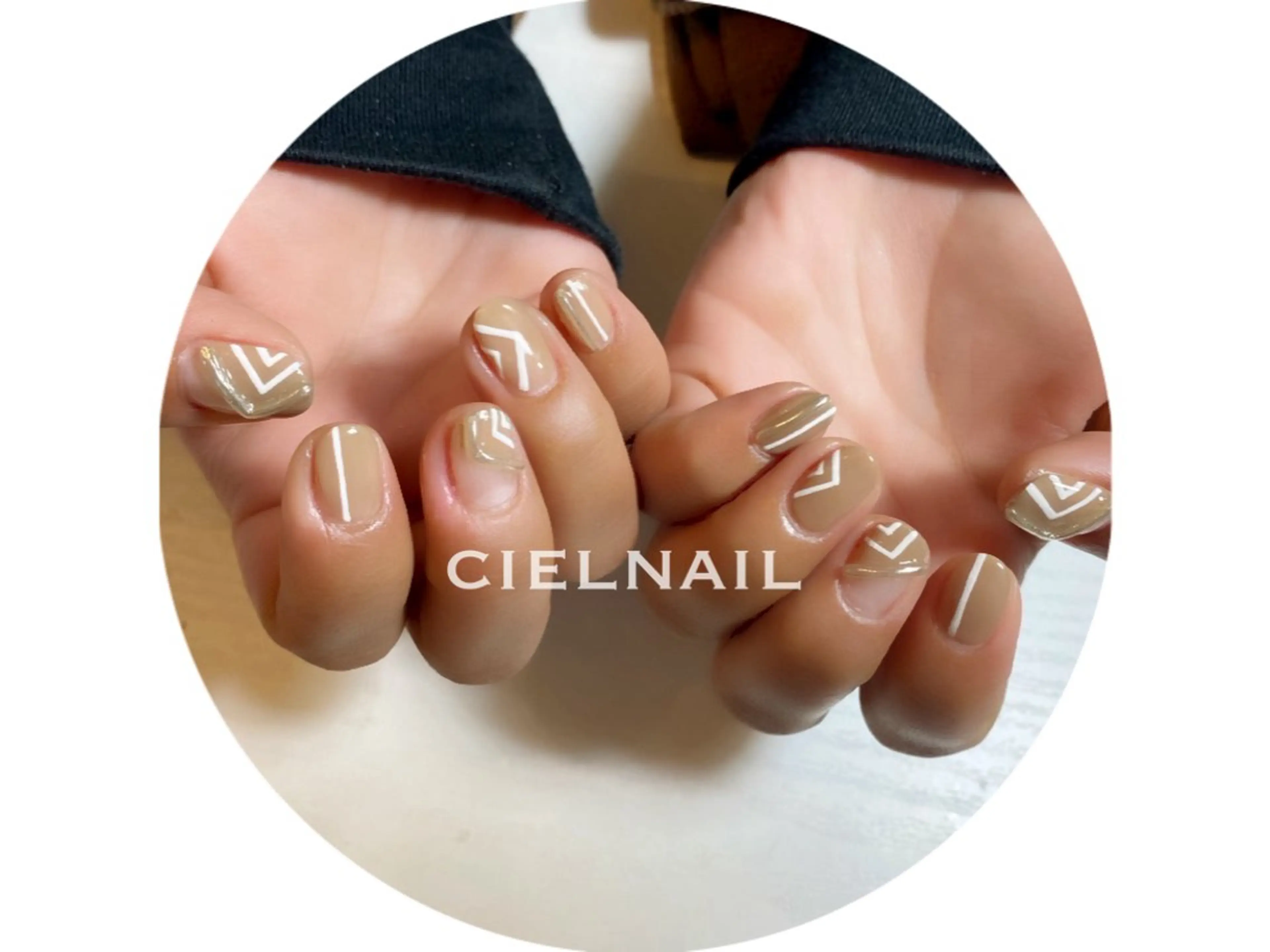 ミディアム cielnail 祇園のネイルデザイン