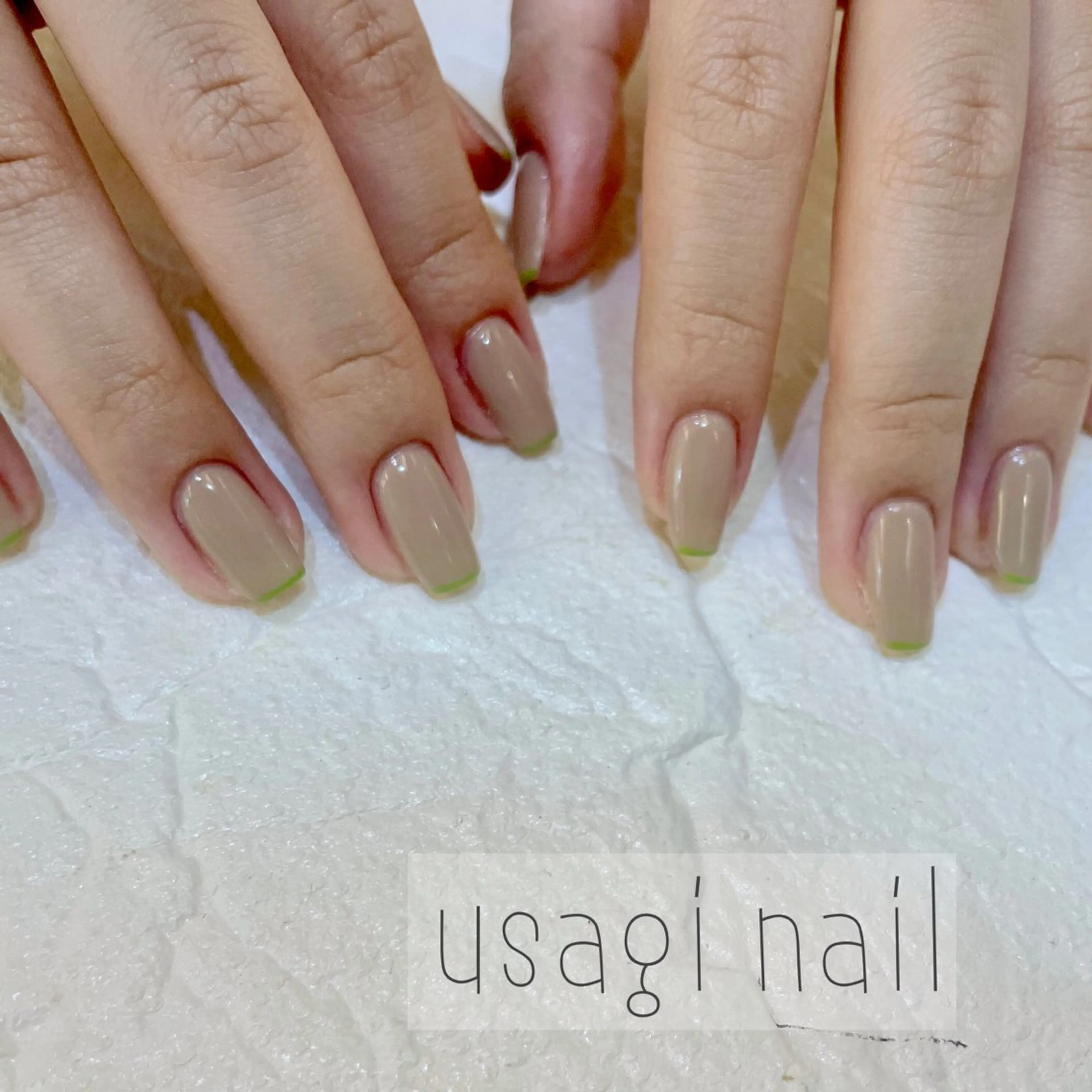ネイル フレンチネイル usagi nailのネイルデザイン