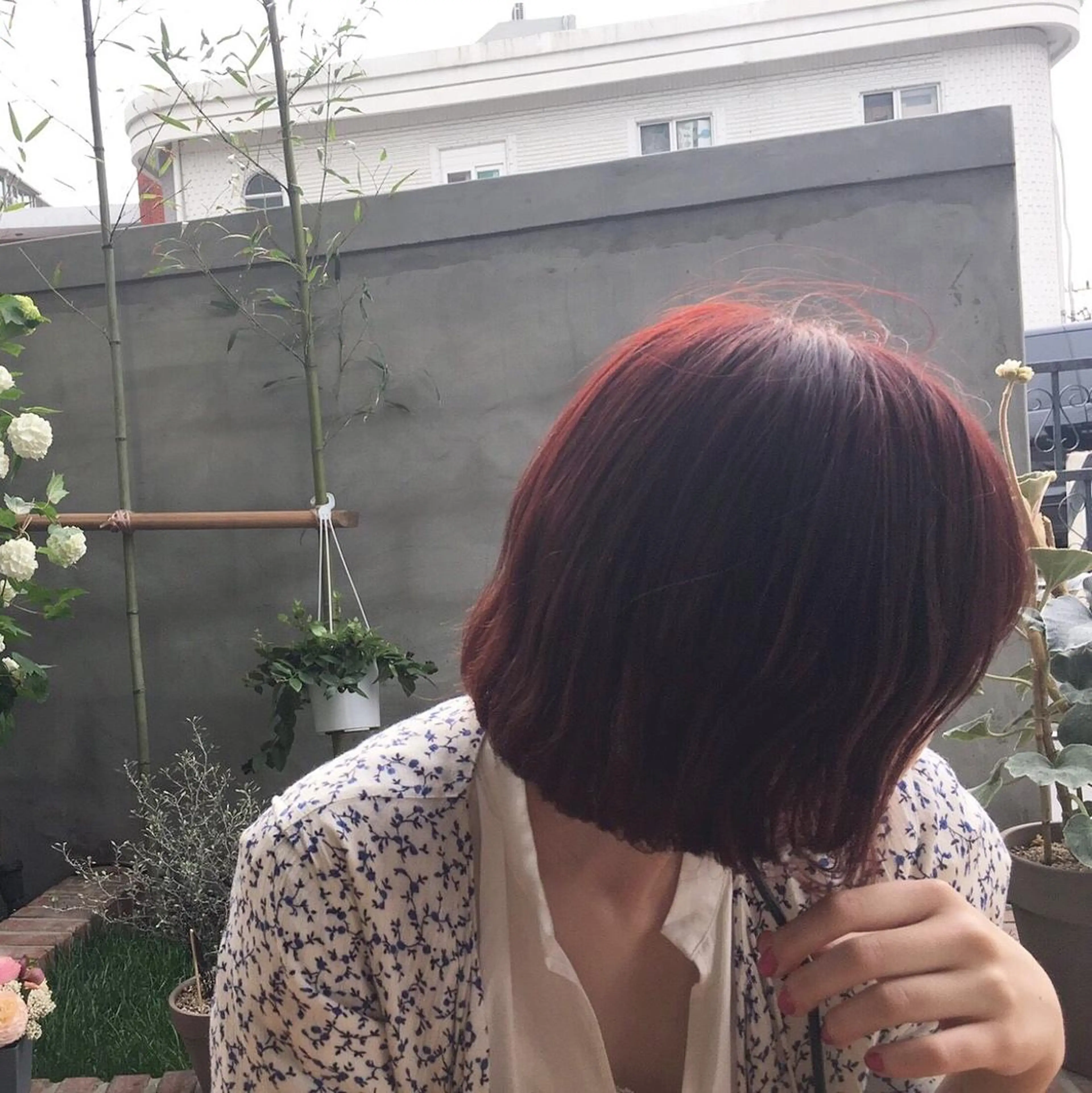 ショート カラー 門岡 ひかるのヘアスタイル