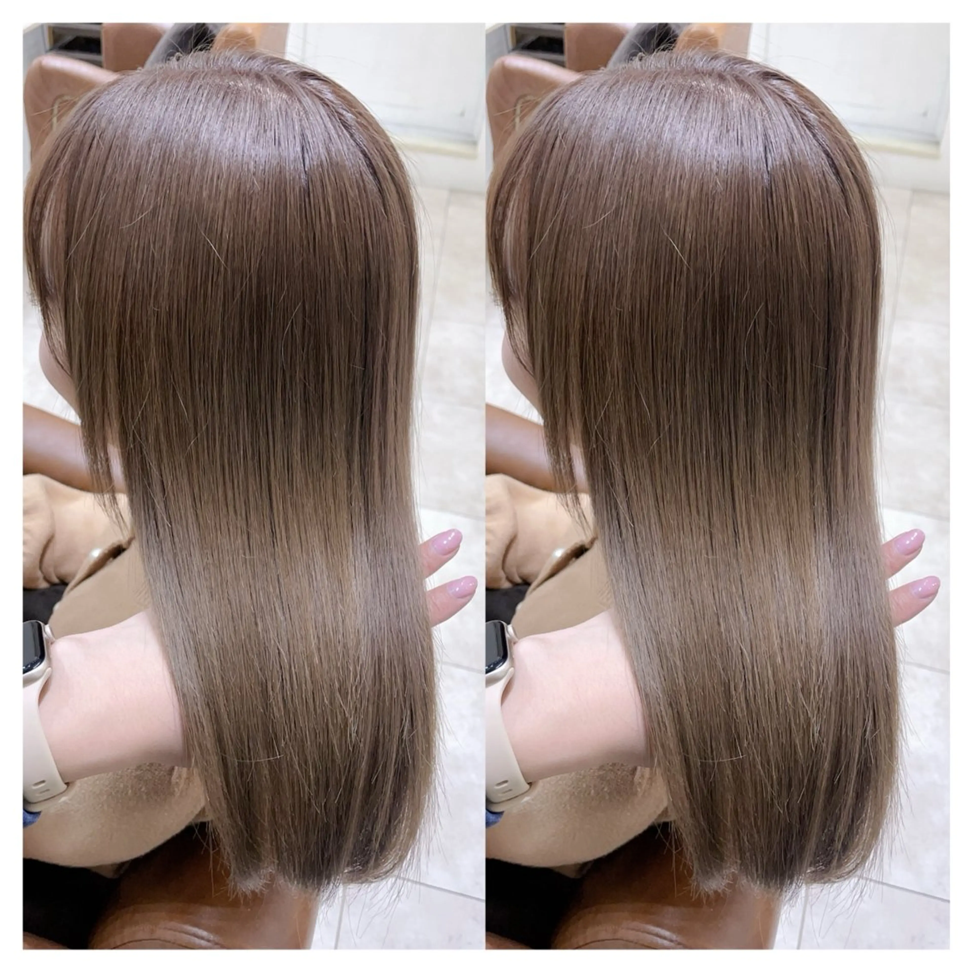 ミディアム カラー ヘアカラー トリートメント a-o横浜所属・村山 茉衣のヘアスタイル