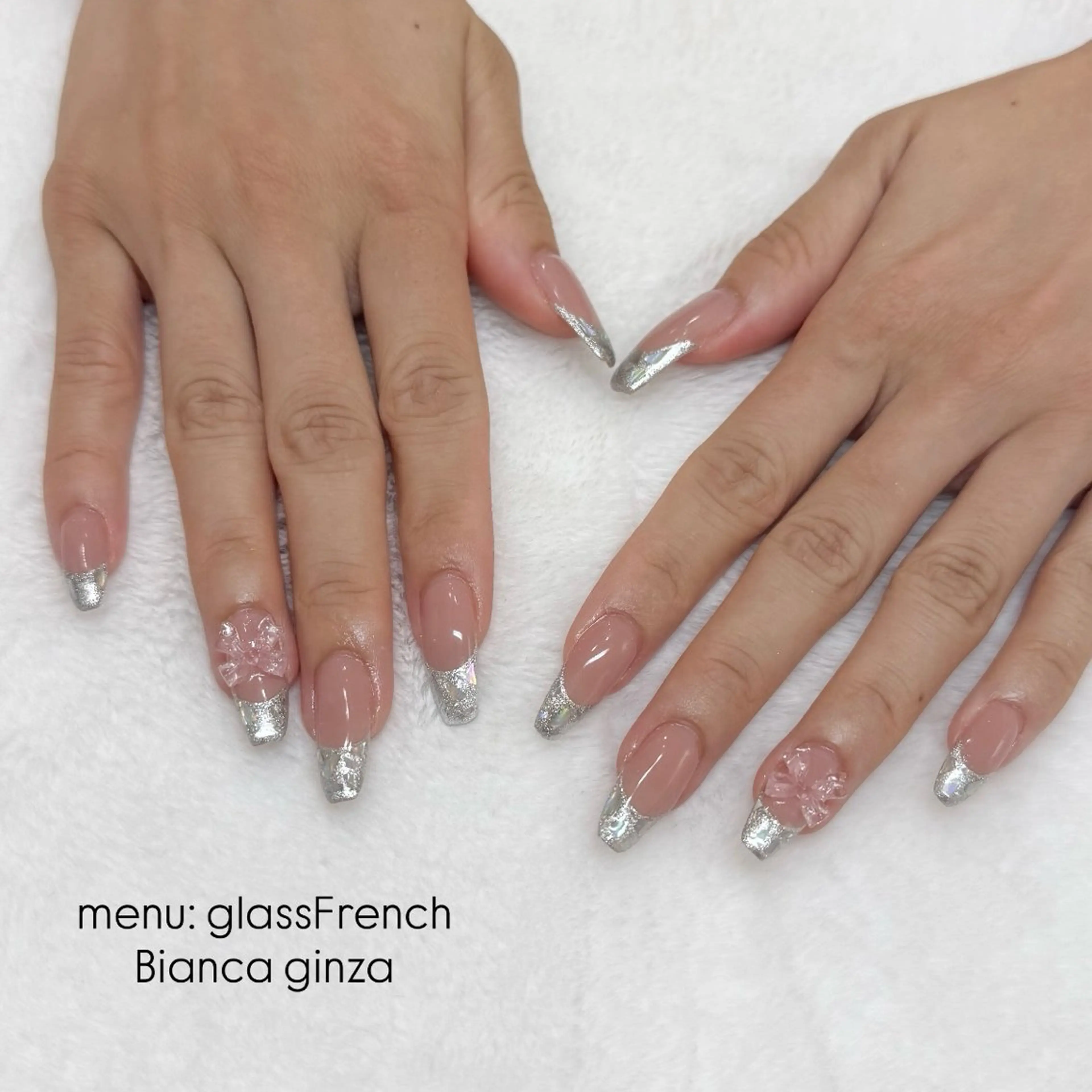 ネイル ハンドネイル Bianca葛西 Hinano🩶のネイルデザイン