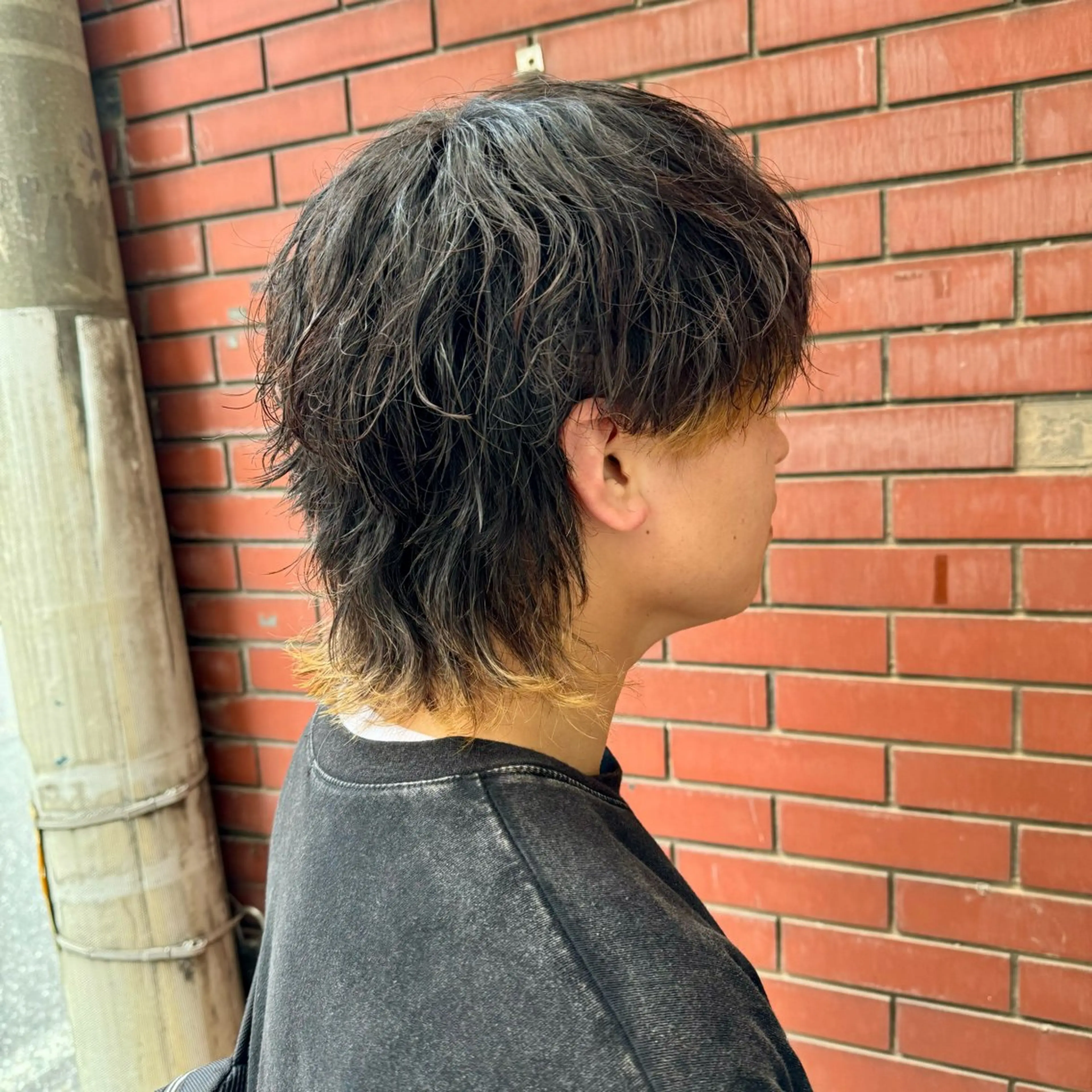 メンズ メンズパーマ メンズウルフカット ウルフカット 柏メンズパーマ特化 蛯谷  晃裕のヘアスタイル