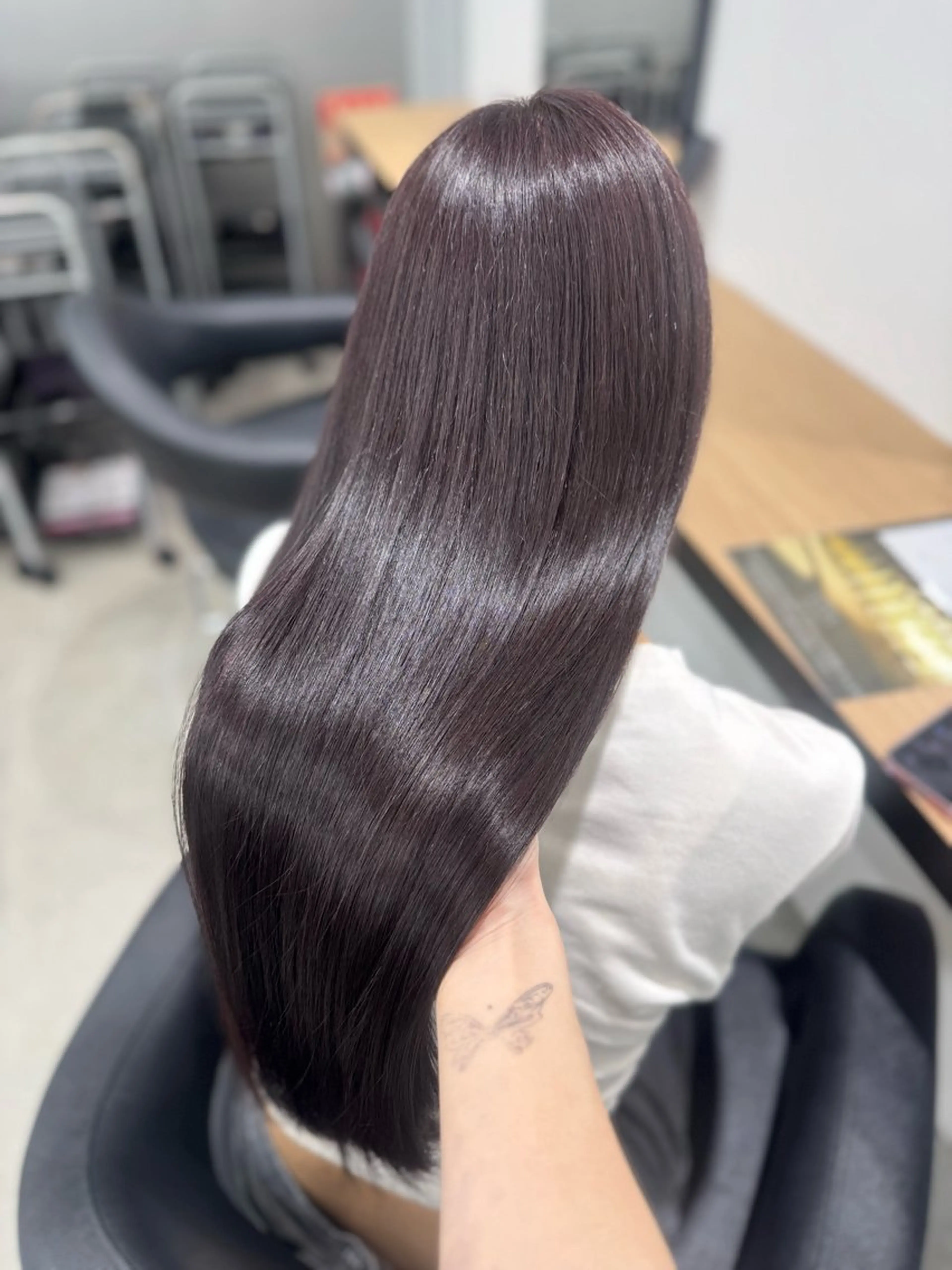 ロング カラー ヘアアレンジ カット ヘアカラー トリートメント ヘアセット 🤍淡色ピンク&ラベ ンダーYUKI🤍のヘアスタイル