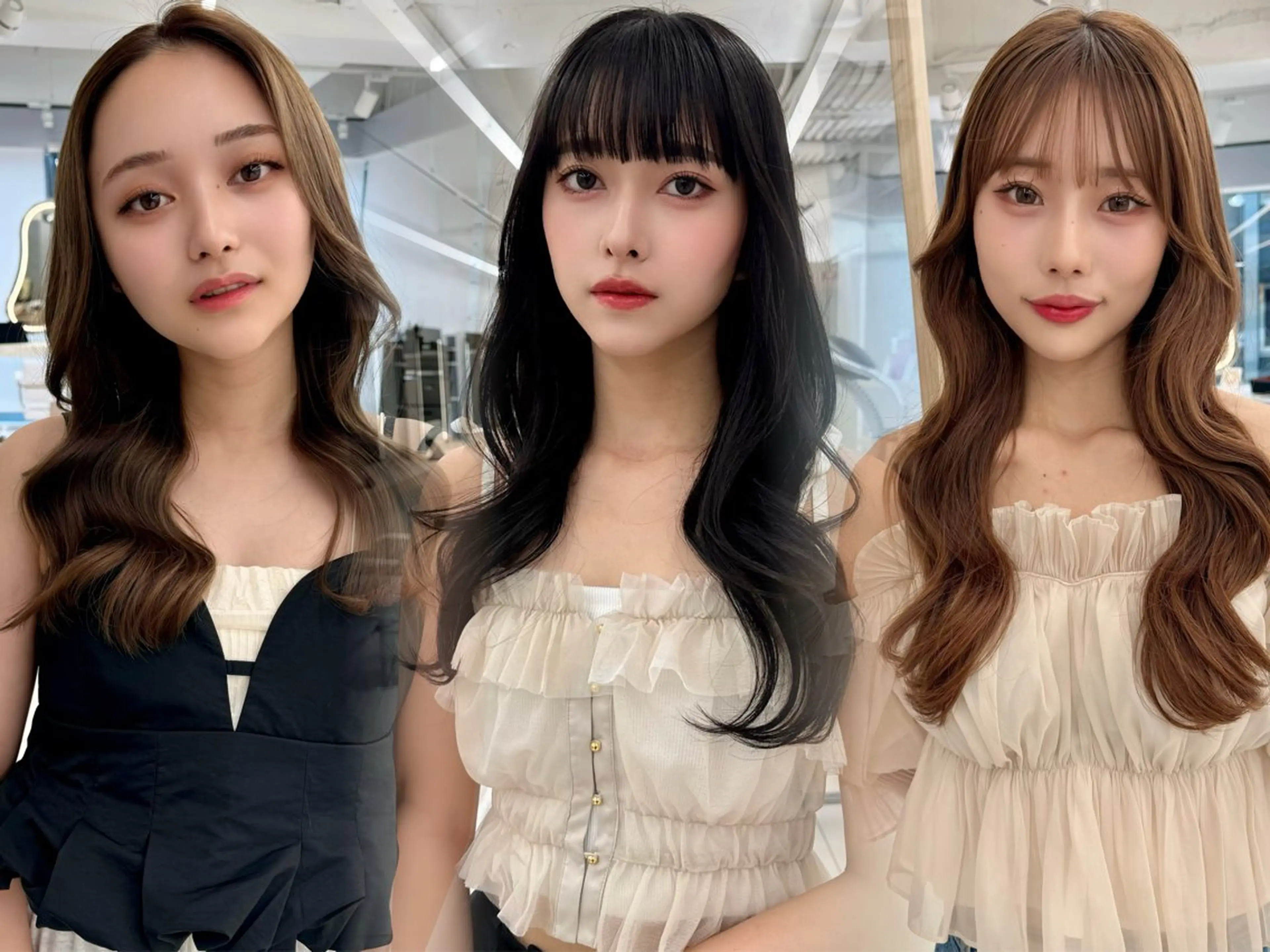 ロング くびれヘア レイヤーカット 小顔カット 三鷹で1番ショート ボブをカットする新谷のヘアスタイル