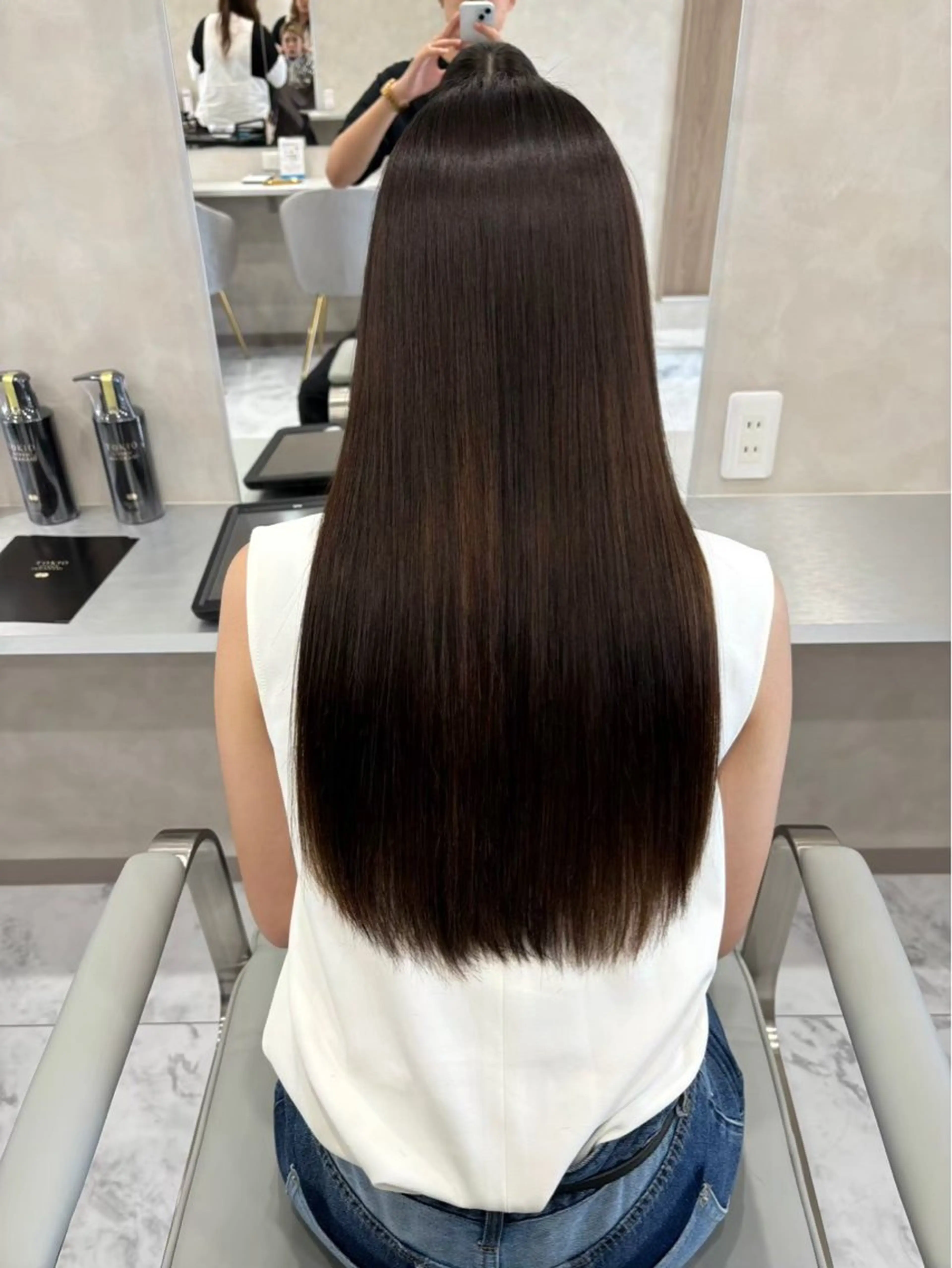 ロング ショートボブ ボブ ハッシュカット ハイライト 髪質改善 荒金 大翔のヘアスタイル