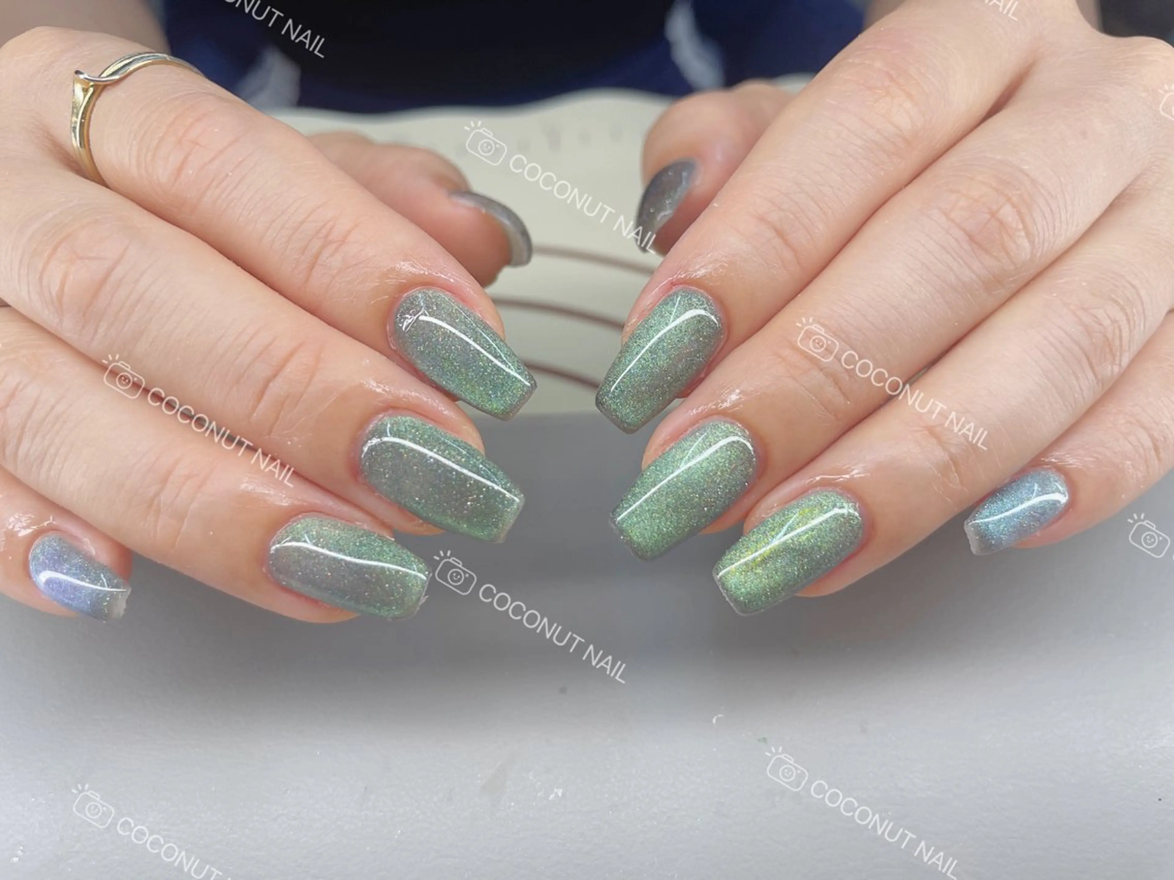 ネイル ハンドネイル 神田 ココナッツのネイルデザイン