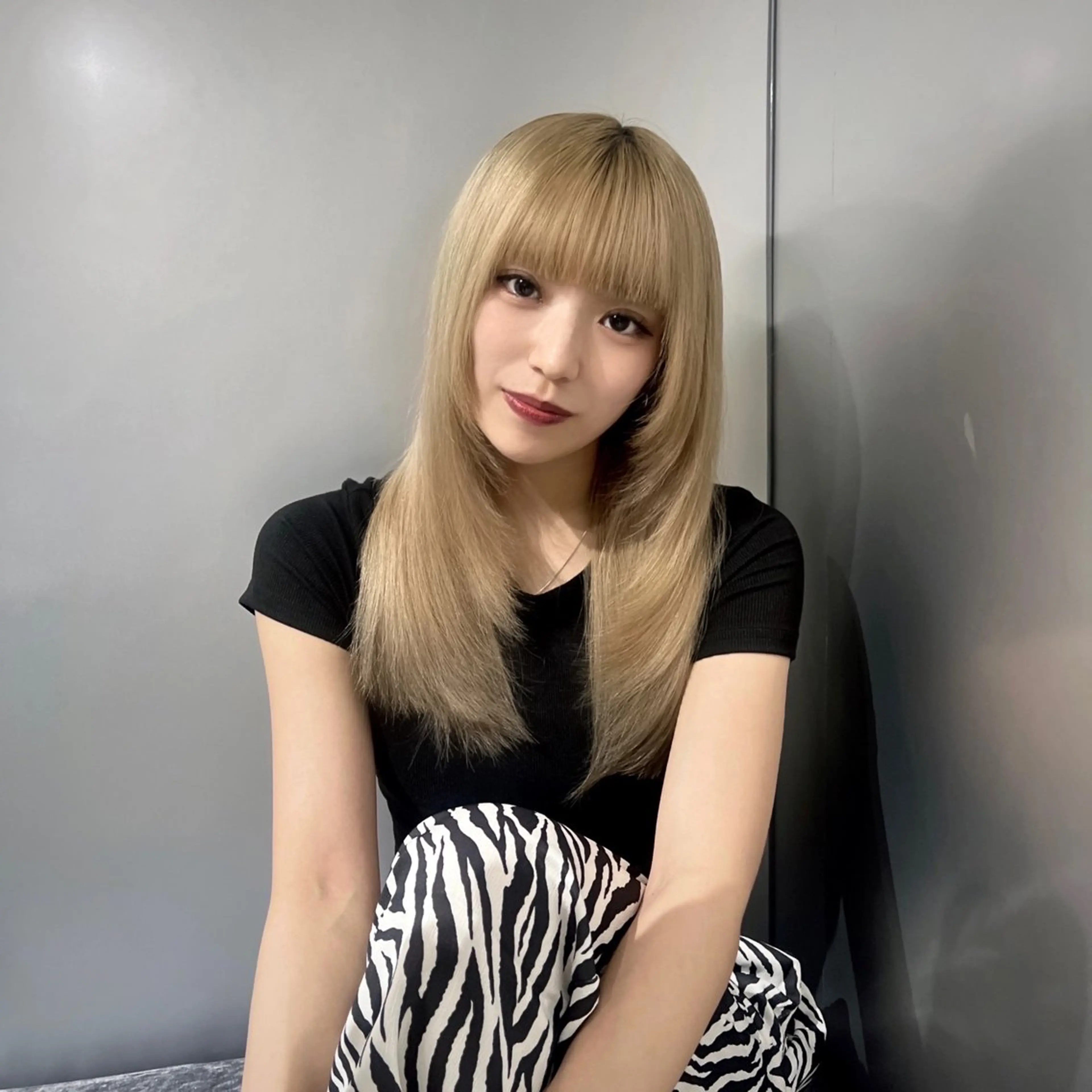 セミロング カラー カット ヘアカラー トリートメント レイヤー×髪質改善 マネージャー安藤光司のヘアスタイル