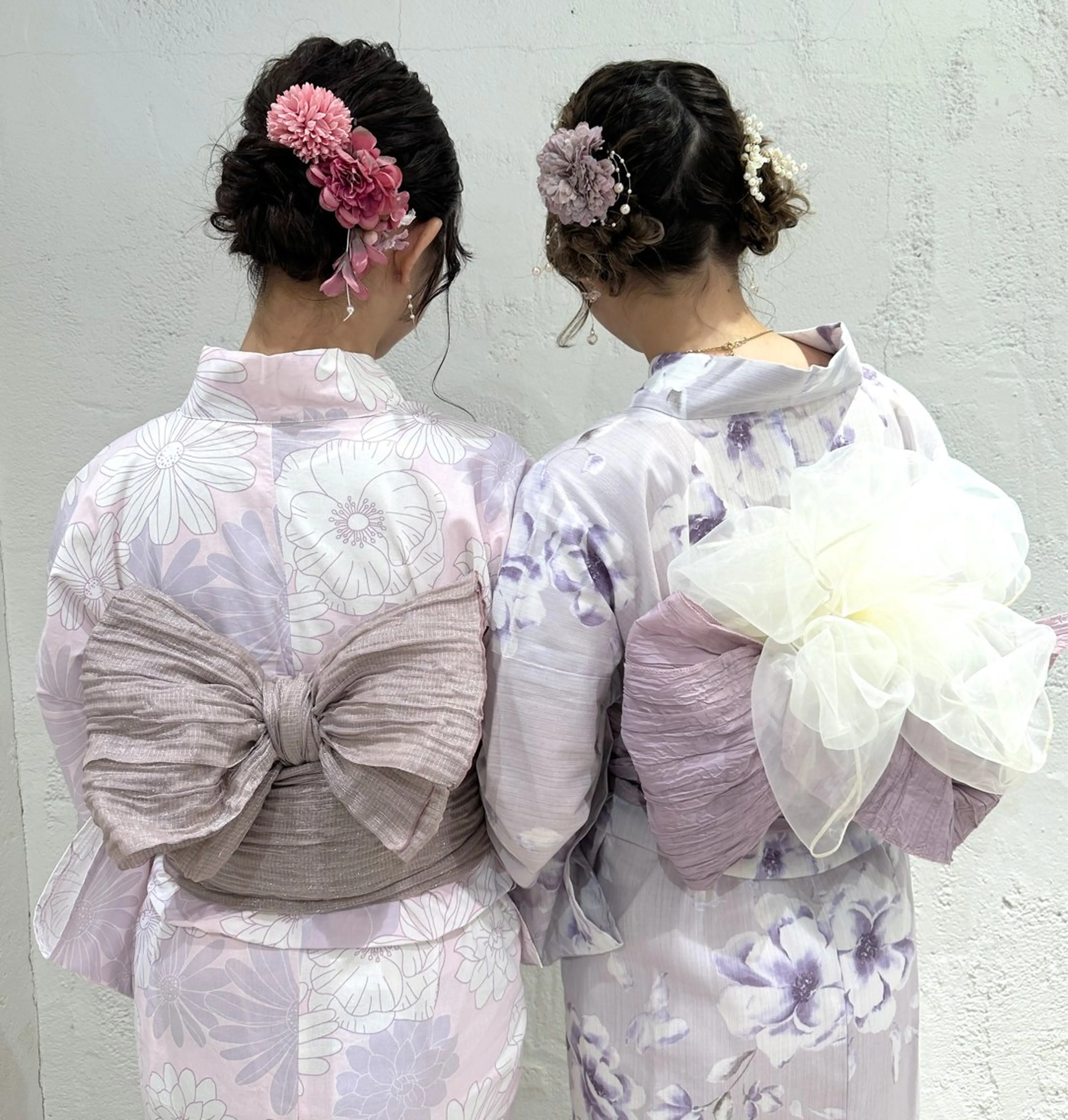 ロング ヘアアレンジ 着付け karin🌛ボブ/ 透明感たっぷりカラーのヘアスタイル