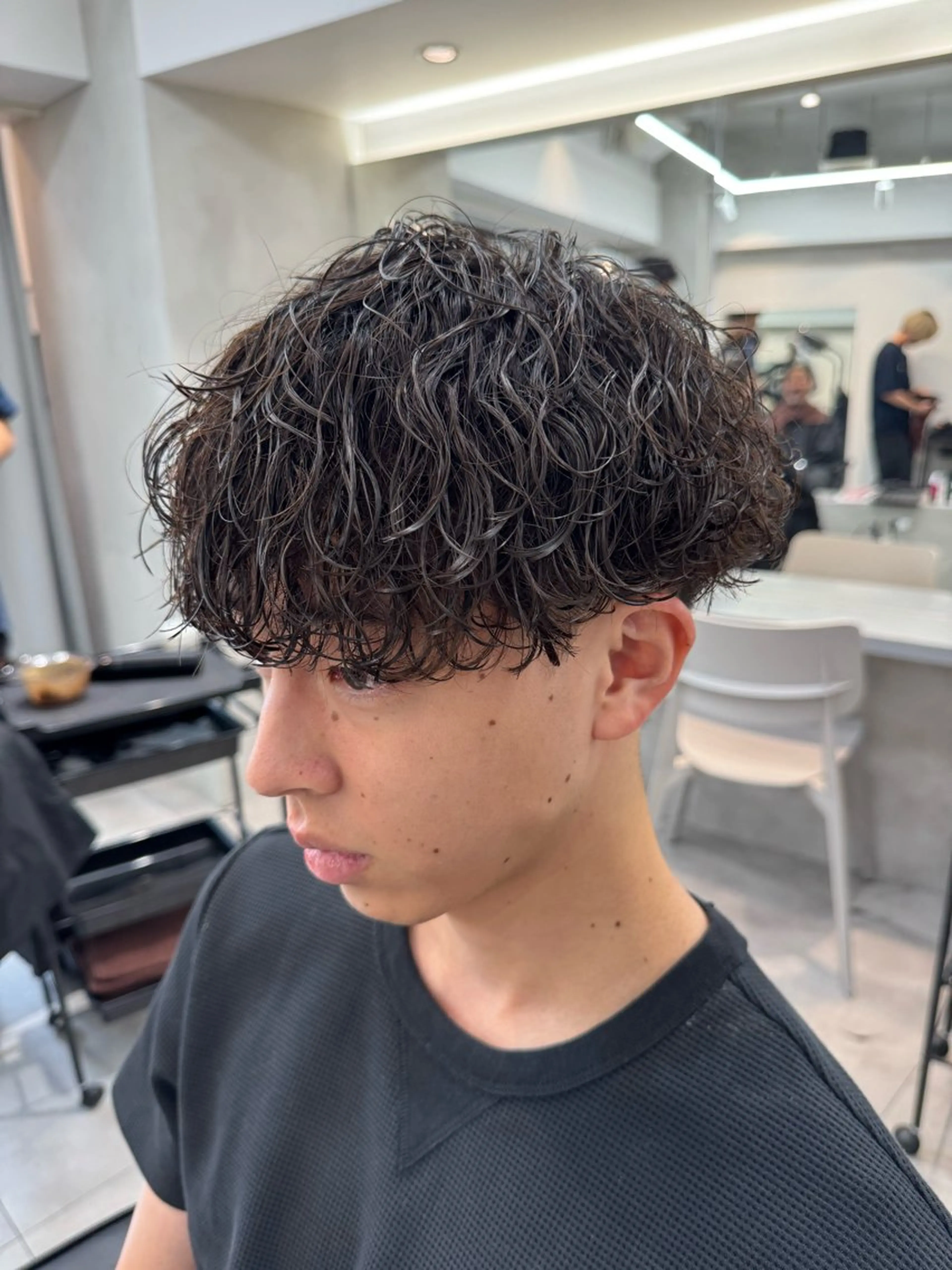 パーマ メンズ メンズパーマ 波巻きパーマ カット パーマ 大宮メンズ特化/パー マ職人/小川藍人のヘアスタイル