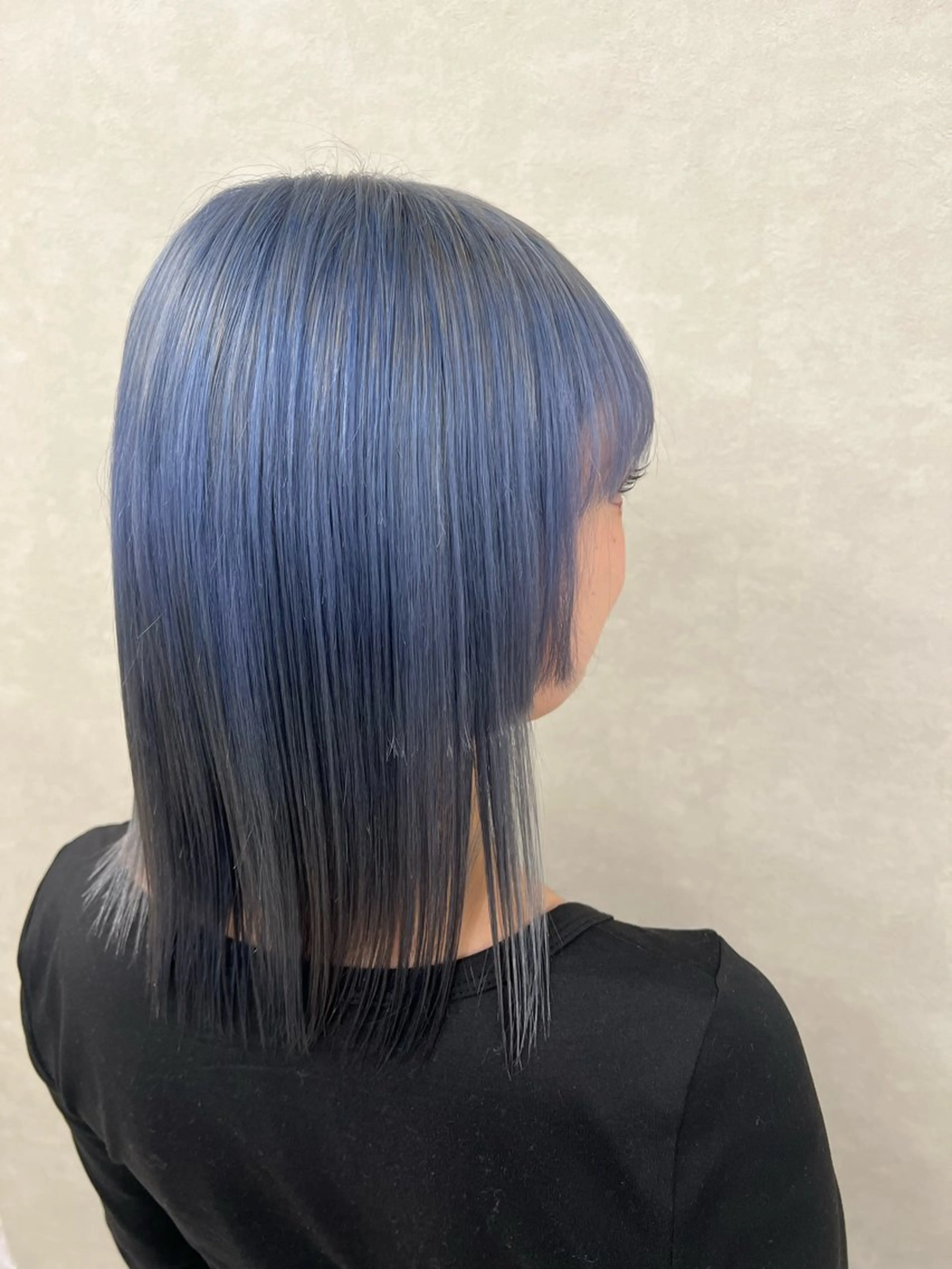 カラー ブリーチ ブルーカラー ヘアカラー 豊田 陽南乃　\北戸田/のヘアスタイル