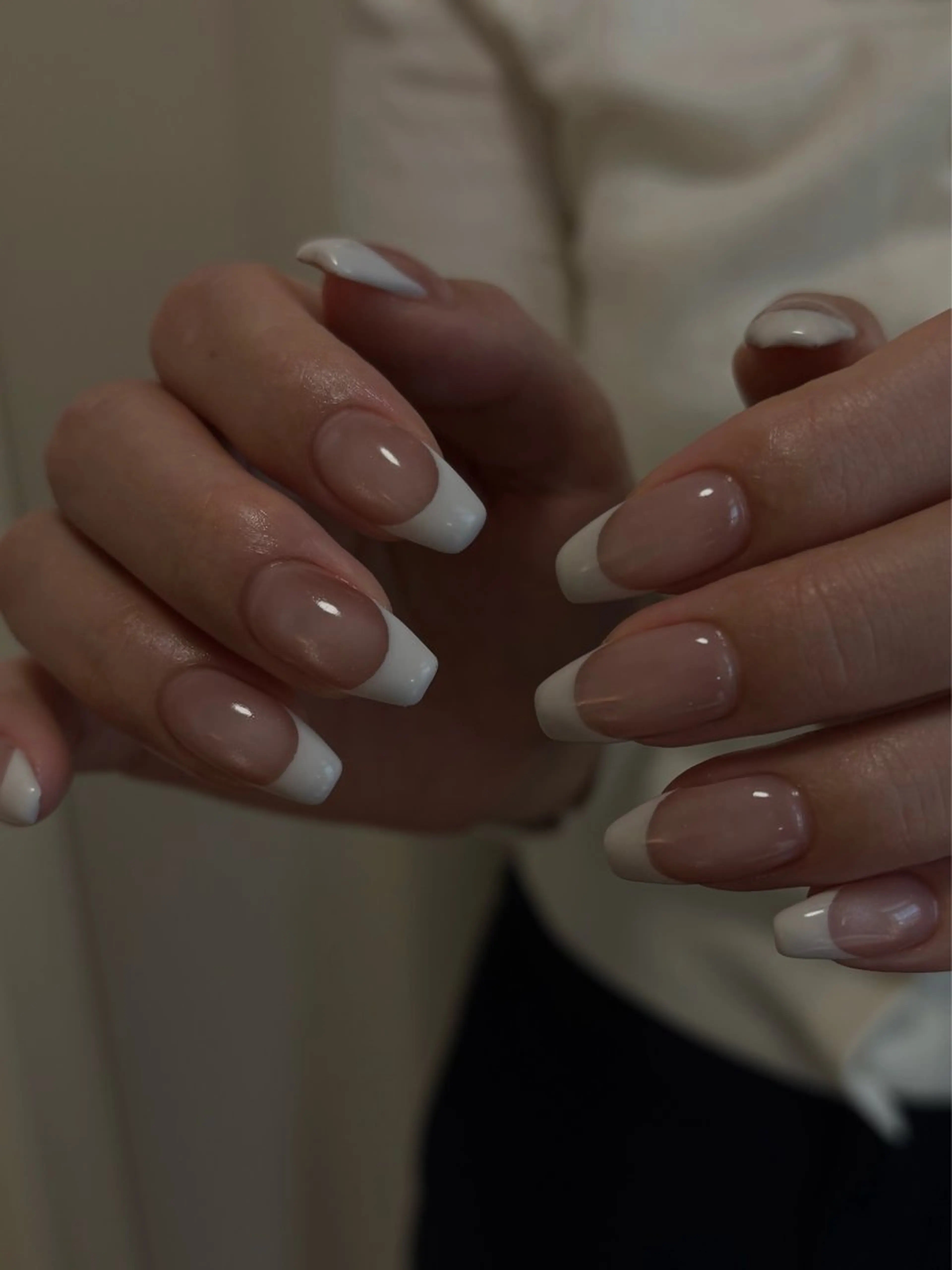 フレンチ/カラグラ（ベースカラーあり）【オフあり】の写真