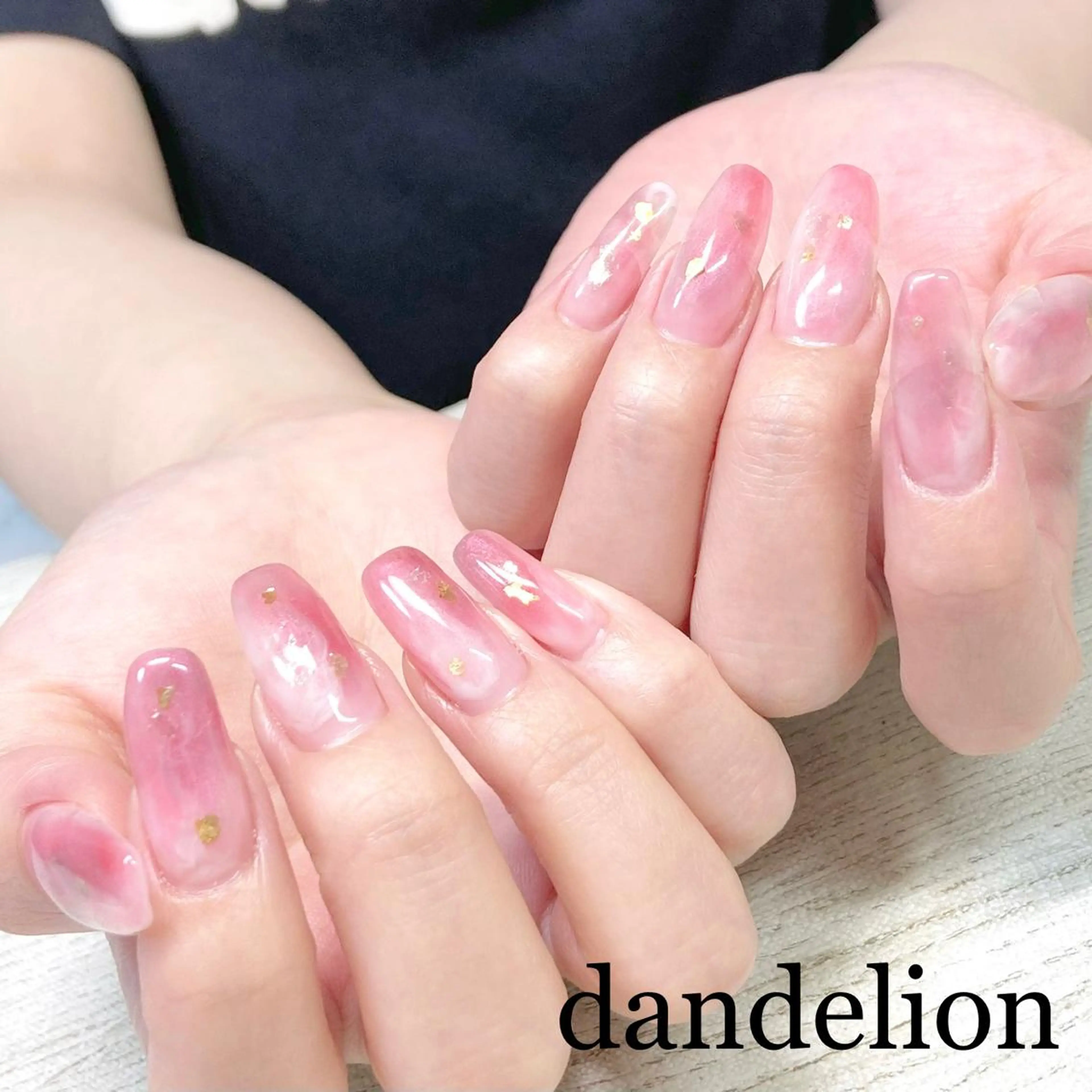 ネイル ハンドネイル ハンドケア dandelion ダンデライオンのネイルデザイン