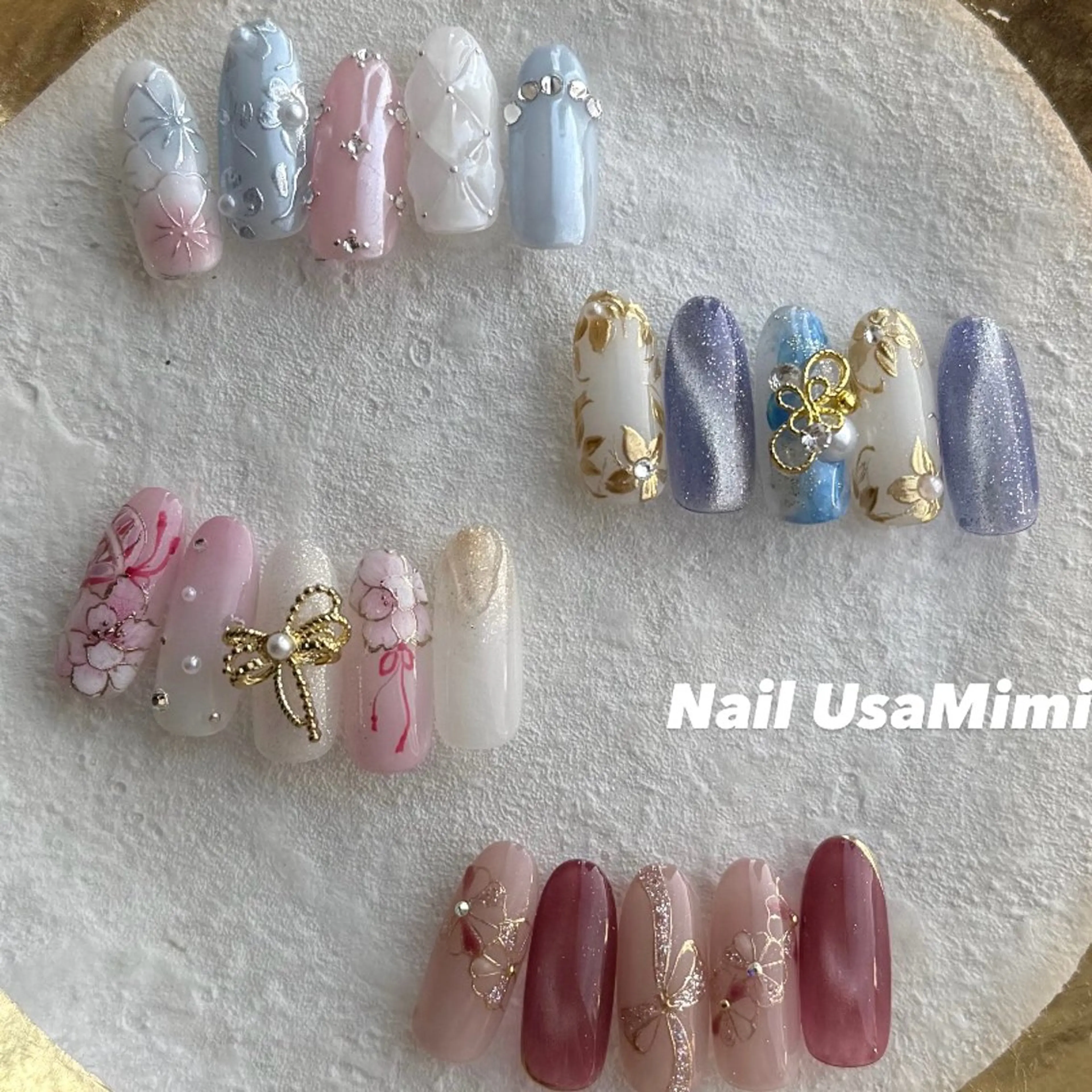 ネイル アートネイル 本町ネイルNail UsaMimiのネイルデザイン