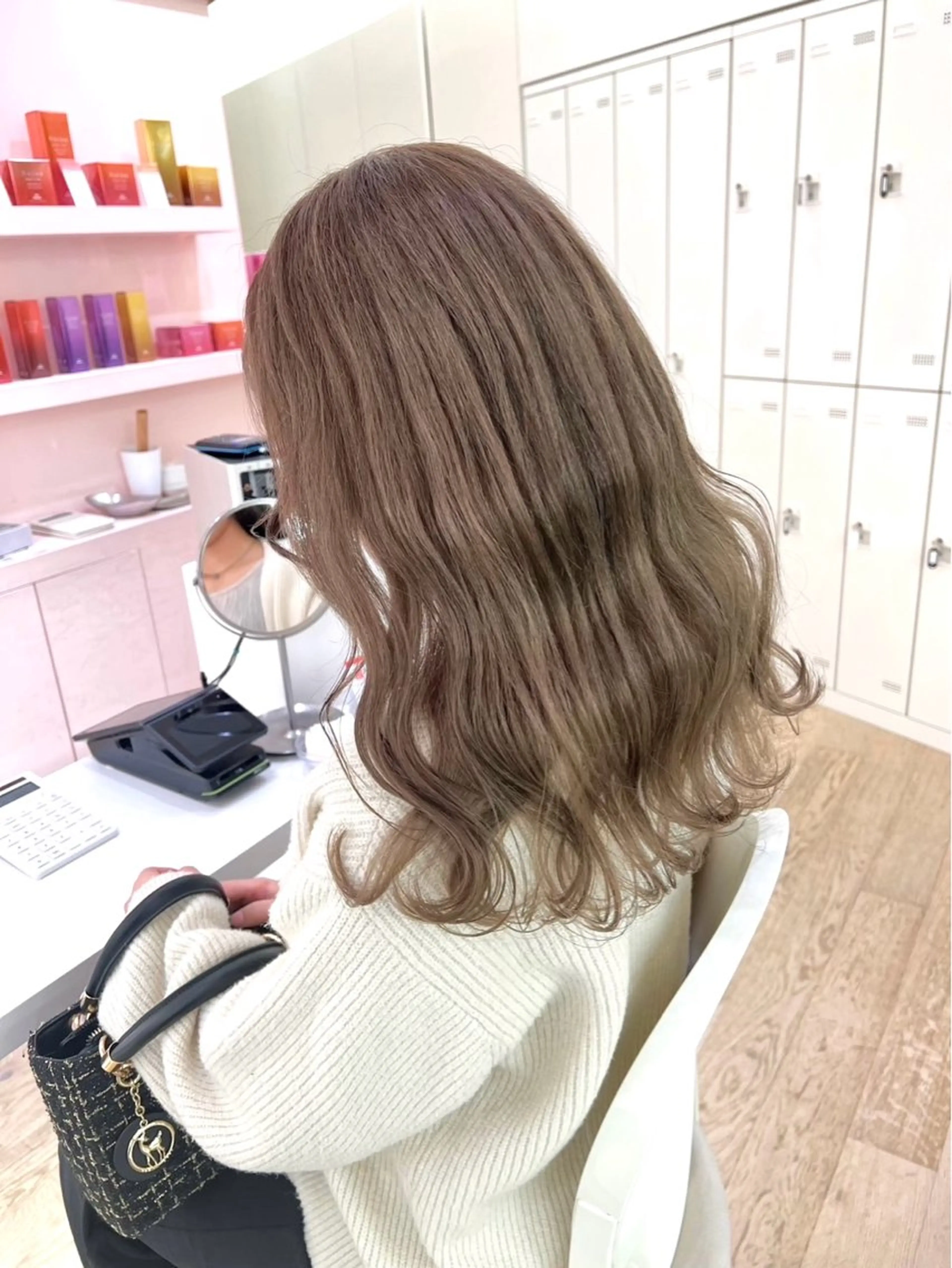 ロング カラー ロング カット ヘアカラー ParveMix 🪽鳥取彩花のヘアスタイル