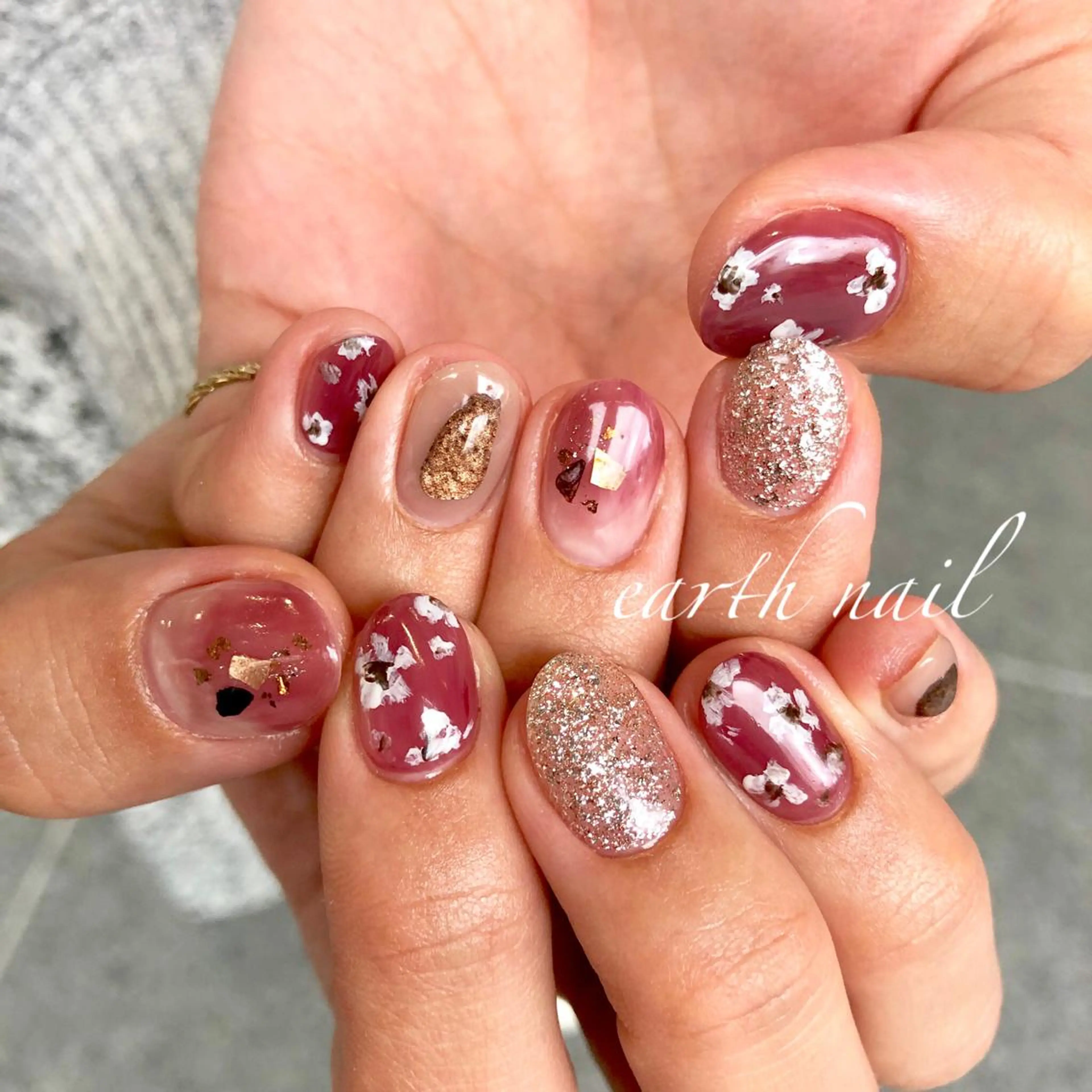 ネイル ハンドネイル 🧁🥕 asukaのネイルデザイン