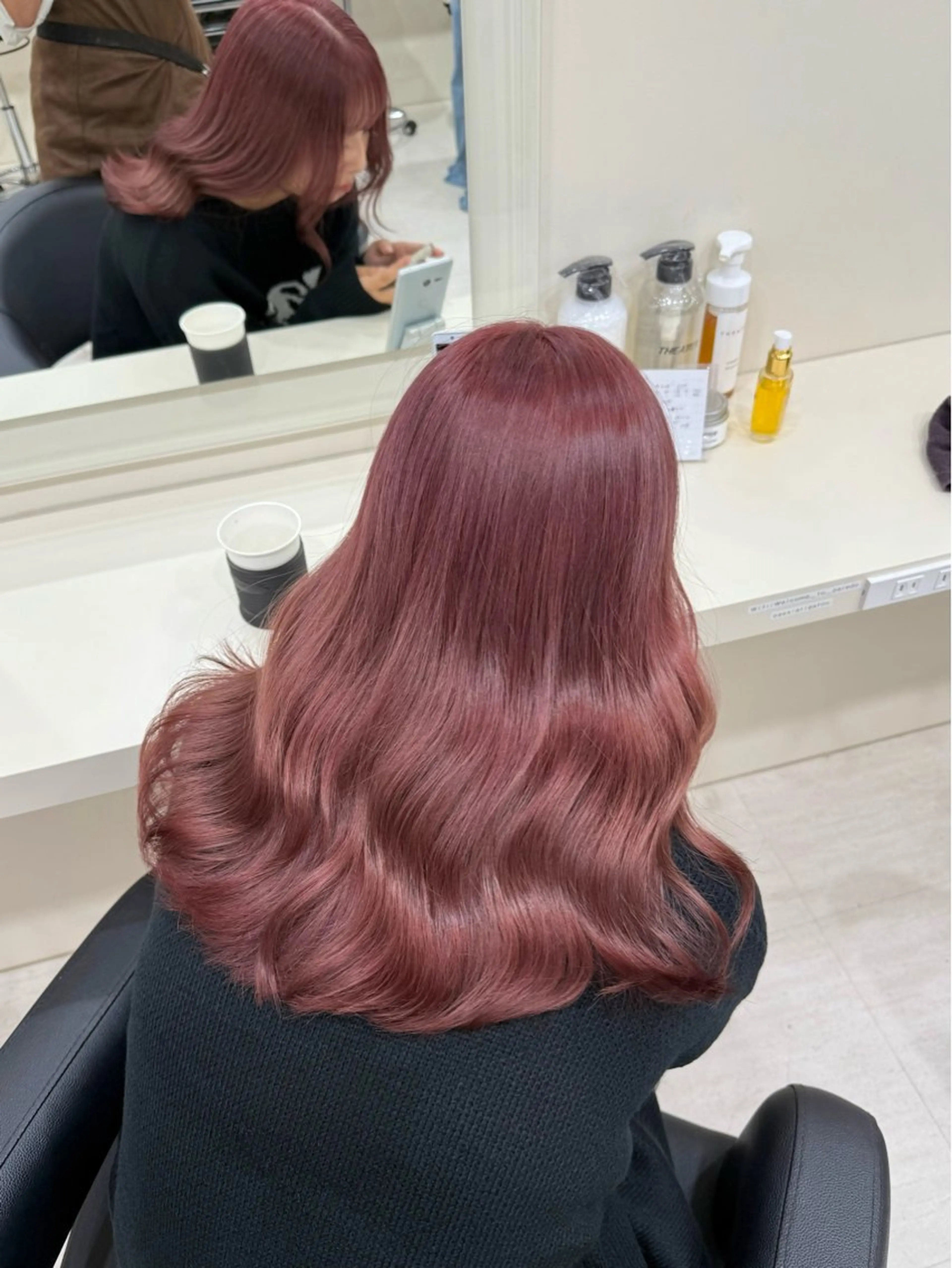 ミディアム 🎀🫧透明感 ピンクラベンダー💟のヘアスタイル