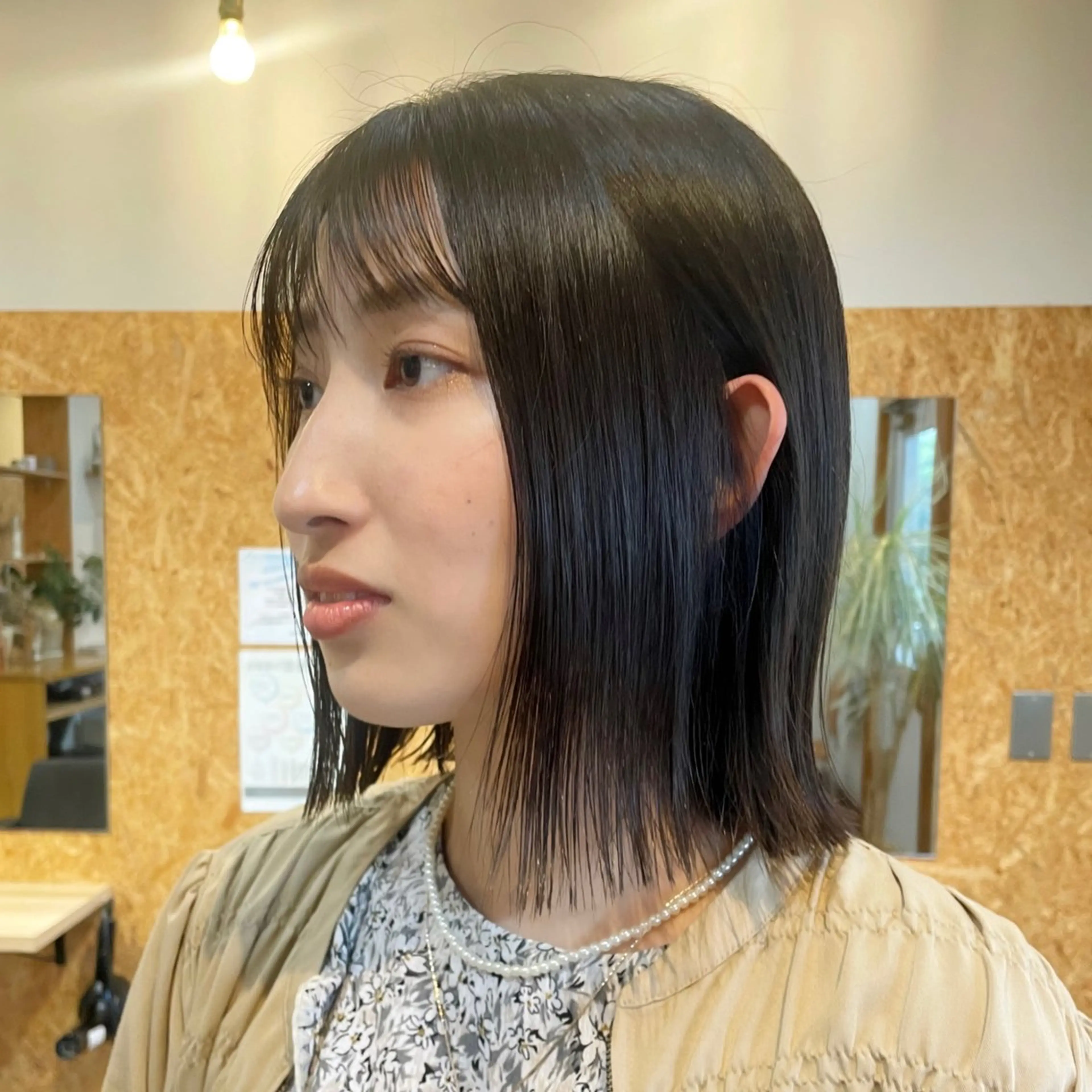 ショート ボブ 外ハネヘア FRANK所属・こいけ みきののヘアスタイル