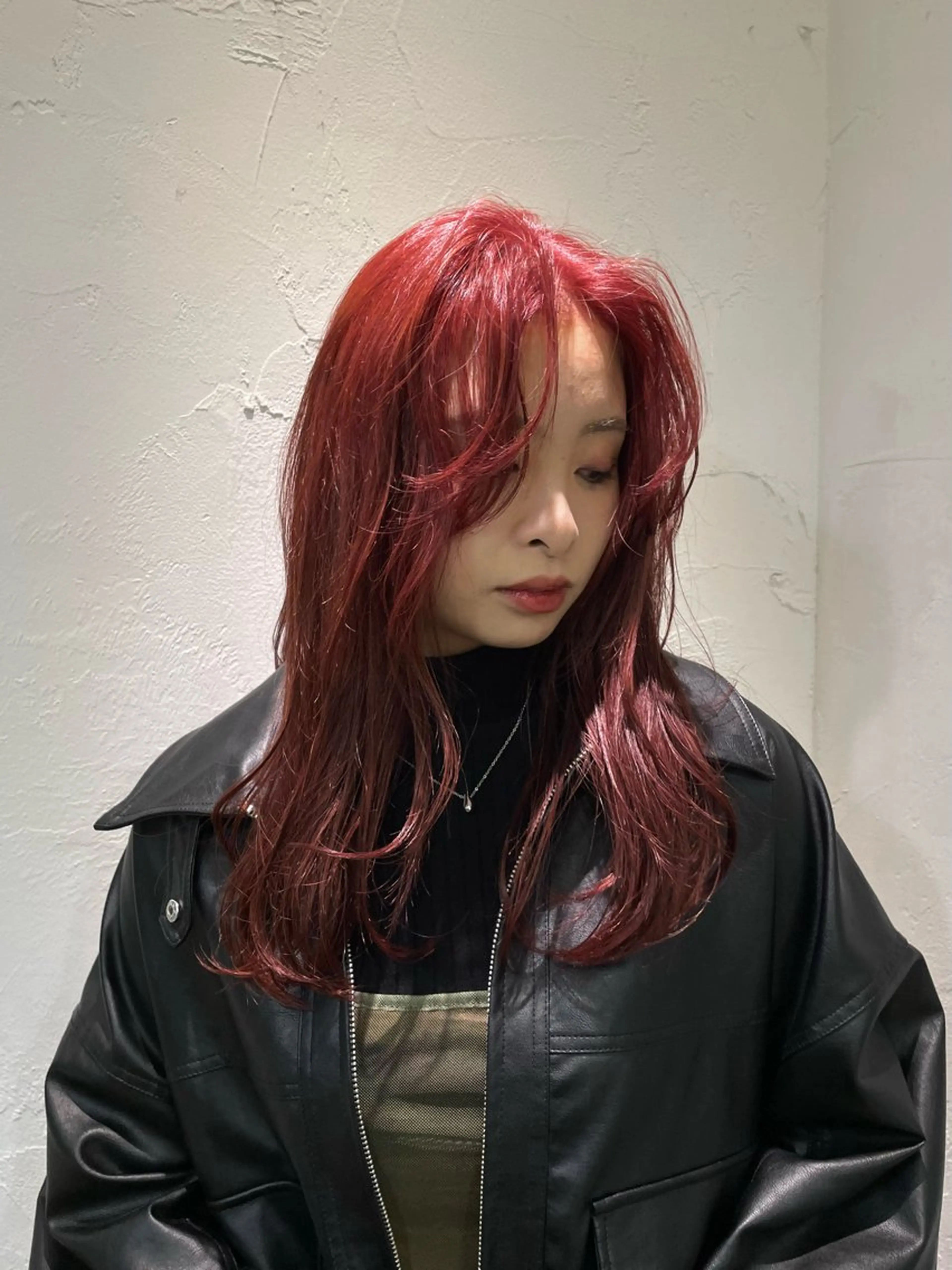 セミロング カラー ヘアカラー トリートメント ケアパーマ/ケアブリ ーチdaisukeのヘアスタイル