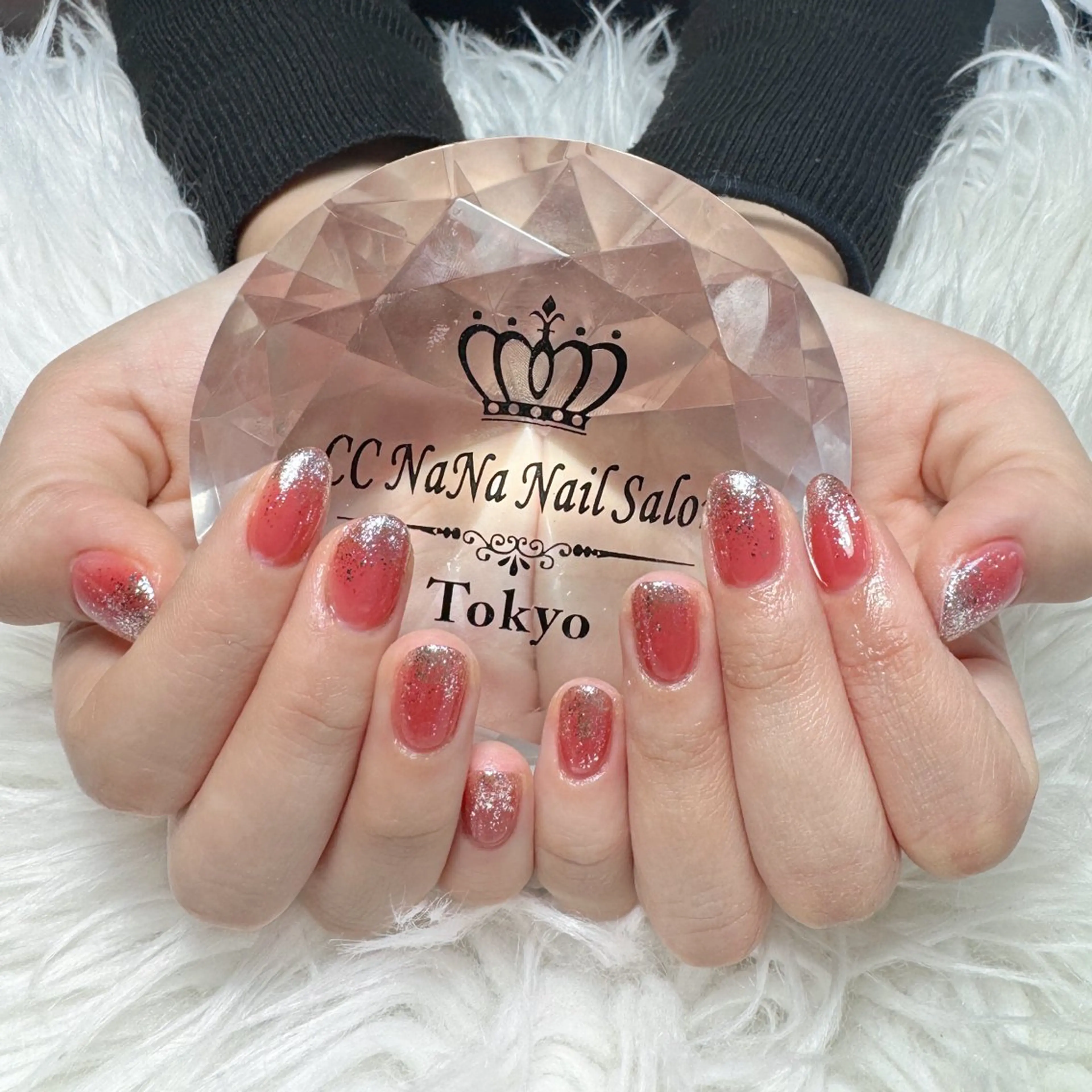 ネイル ハンドネイル 💎CC・NaNa 韓国風ネイル🌙Cのネイルデザイン