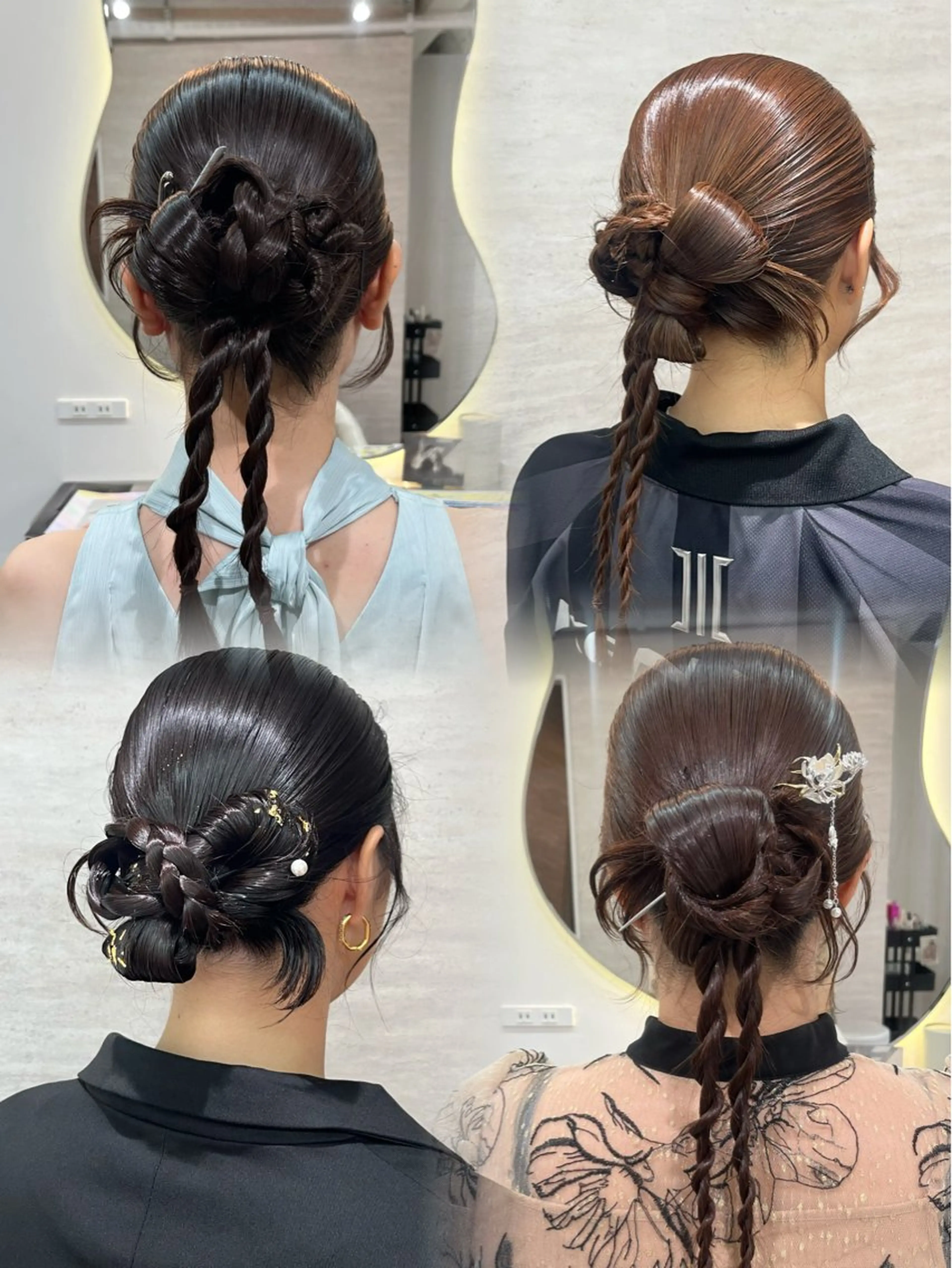 ロング ヘアセット 艶感ハイトーン/ 池袋/mei🩶のヘアスタイル